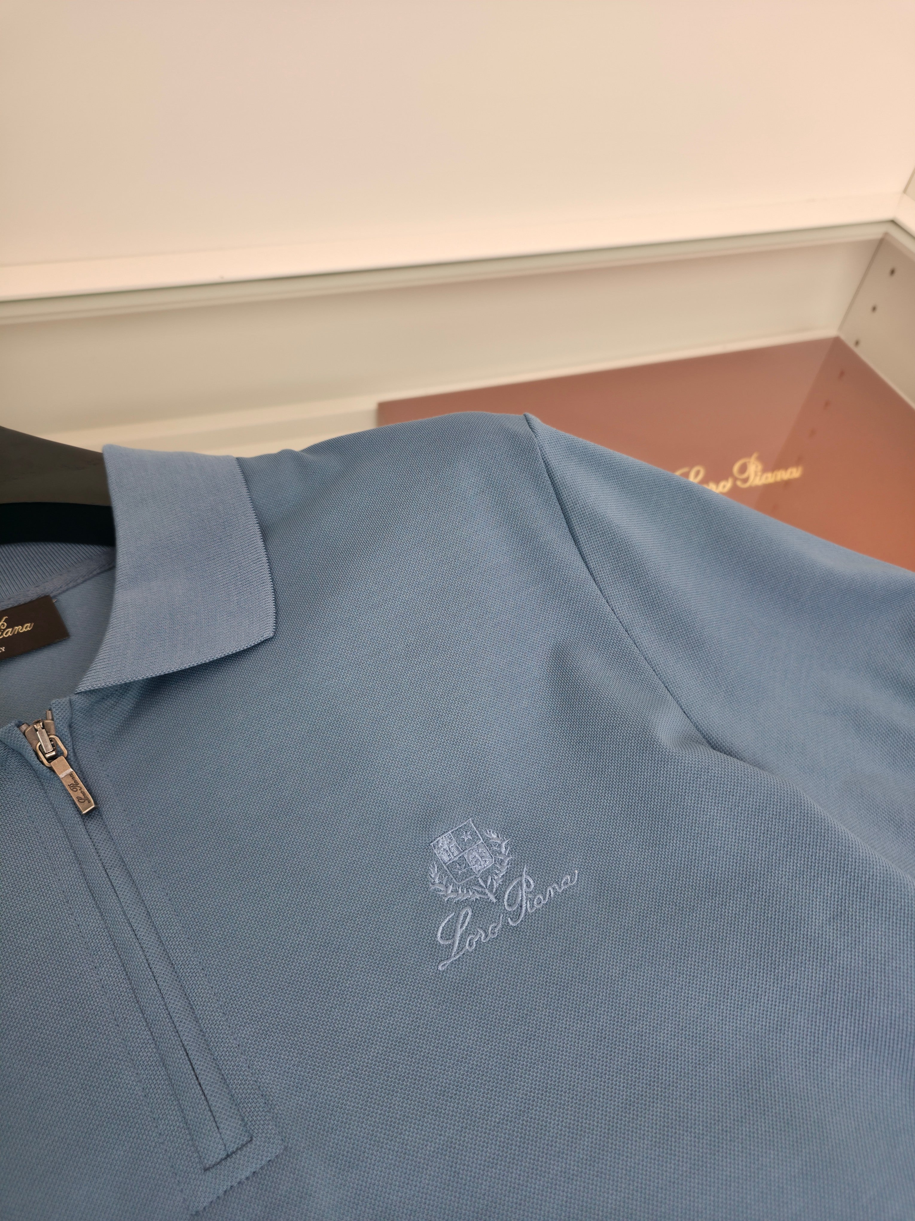 Black, Blue and Brown Polo