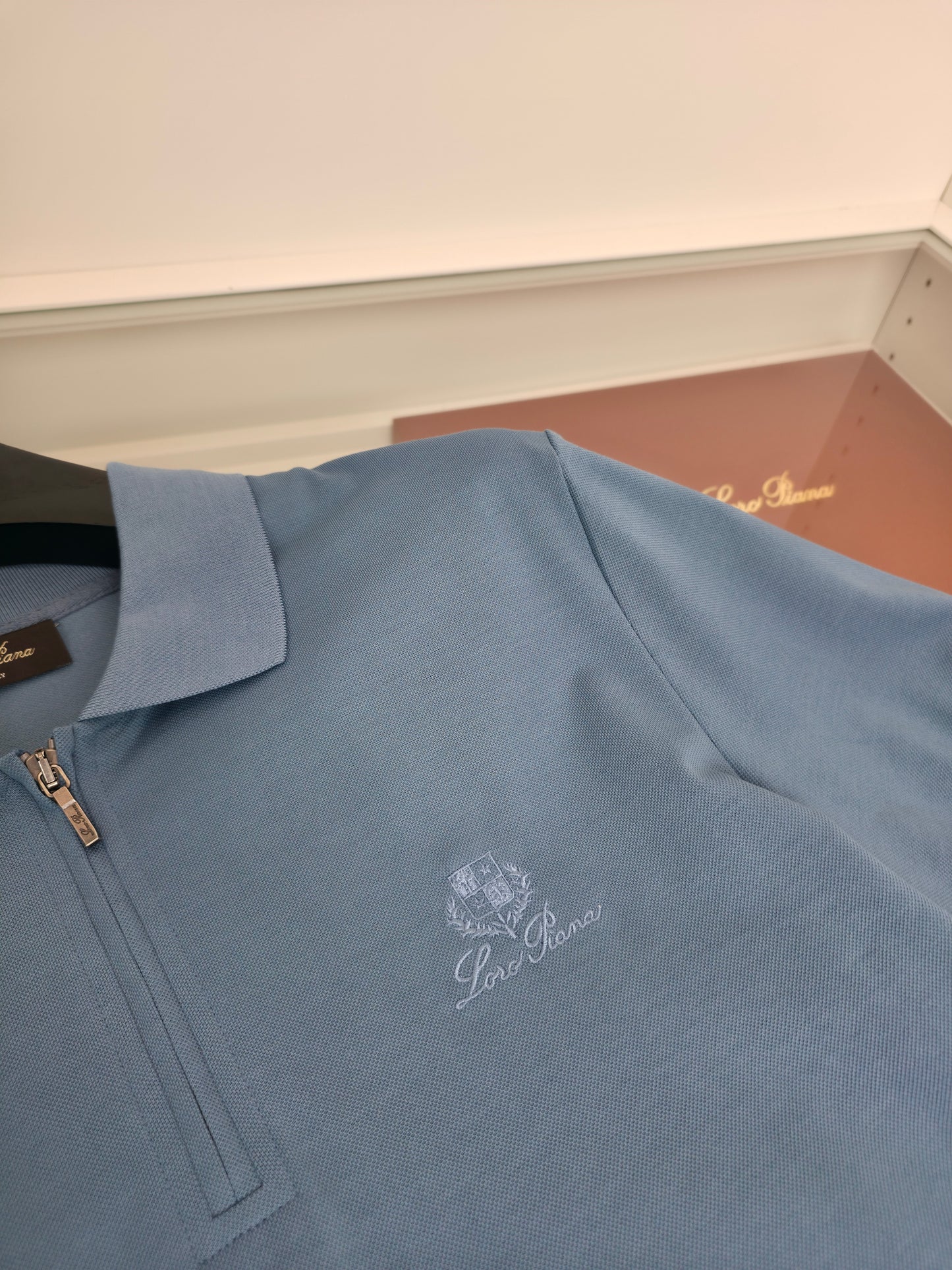 Black, Blue and Brown Polo