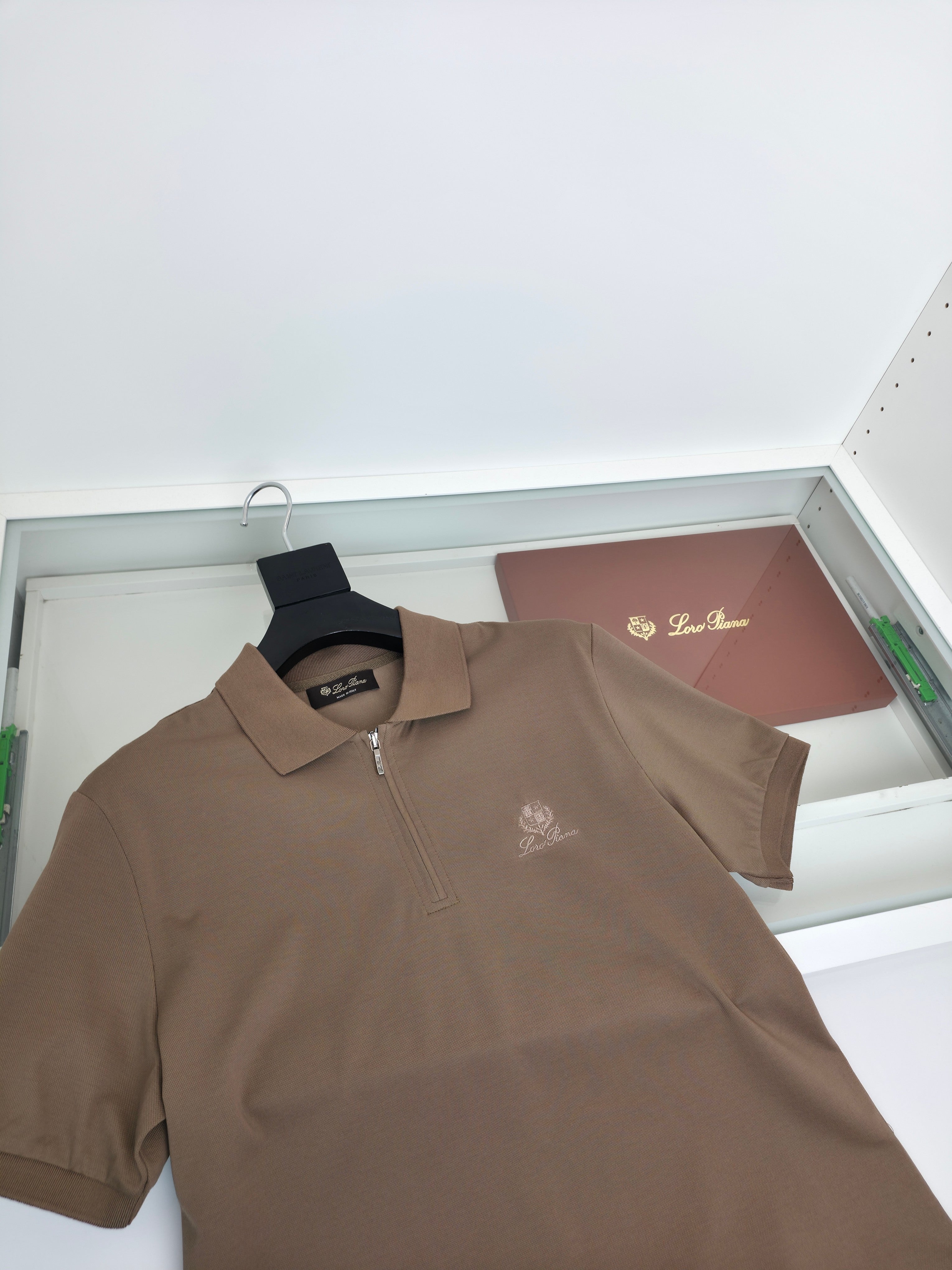 Black, Blue and Brown Polo