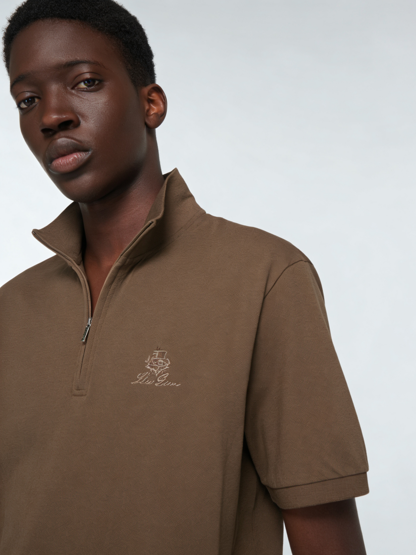 Black, Blue and Brown Polo