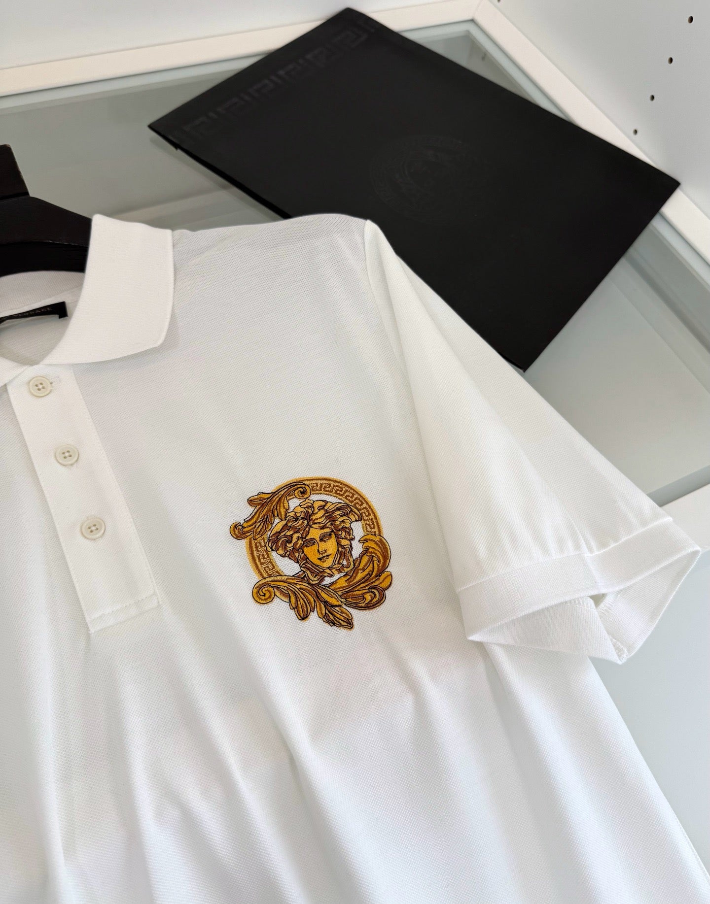 Black and White Polo