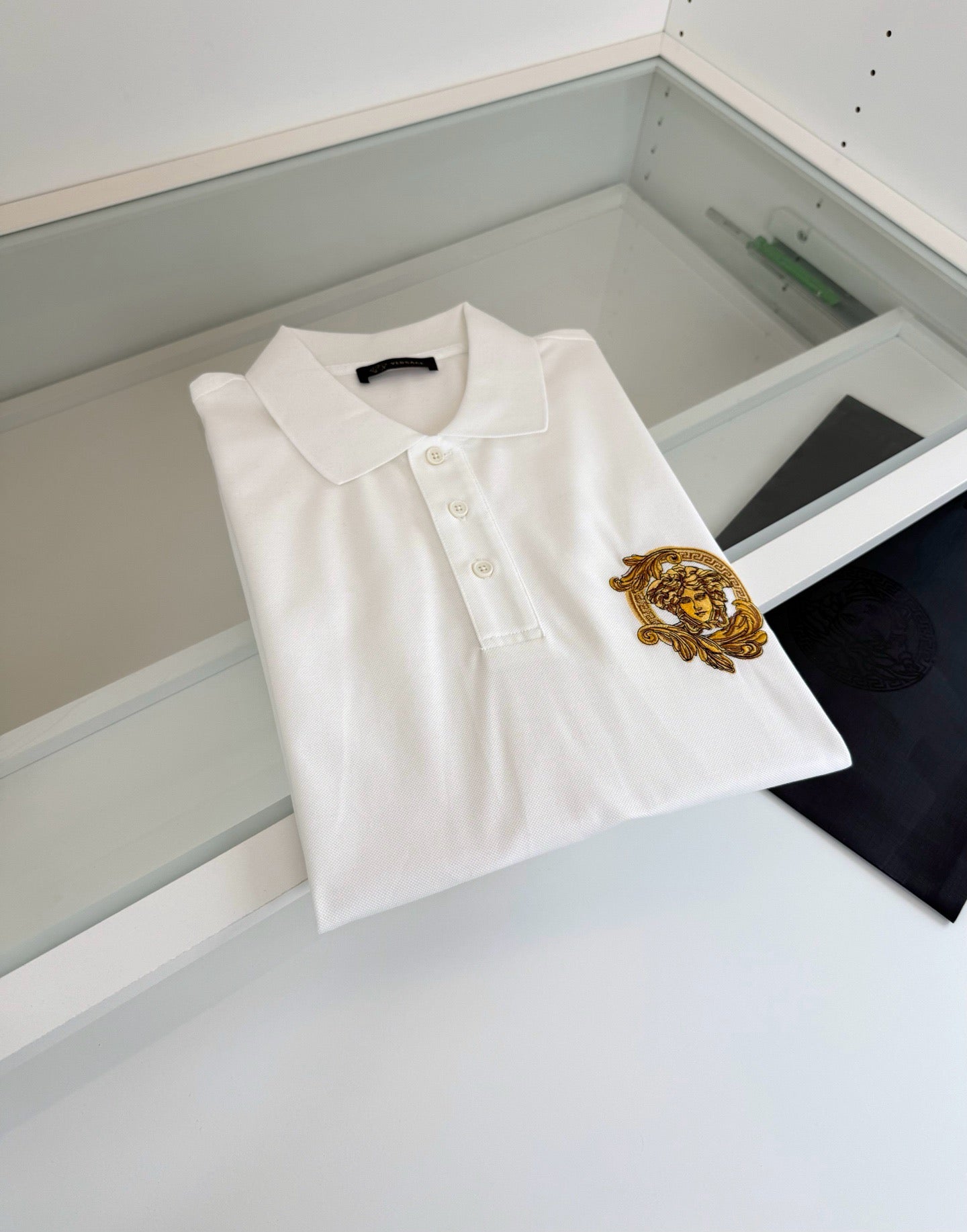 Black and White Polo
