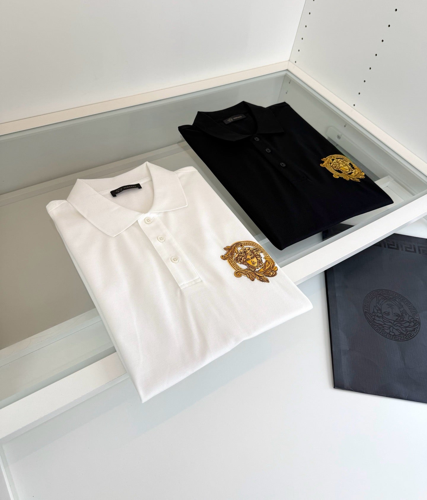 Black and White Polo