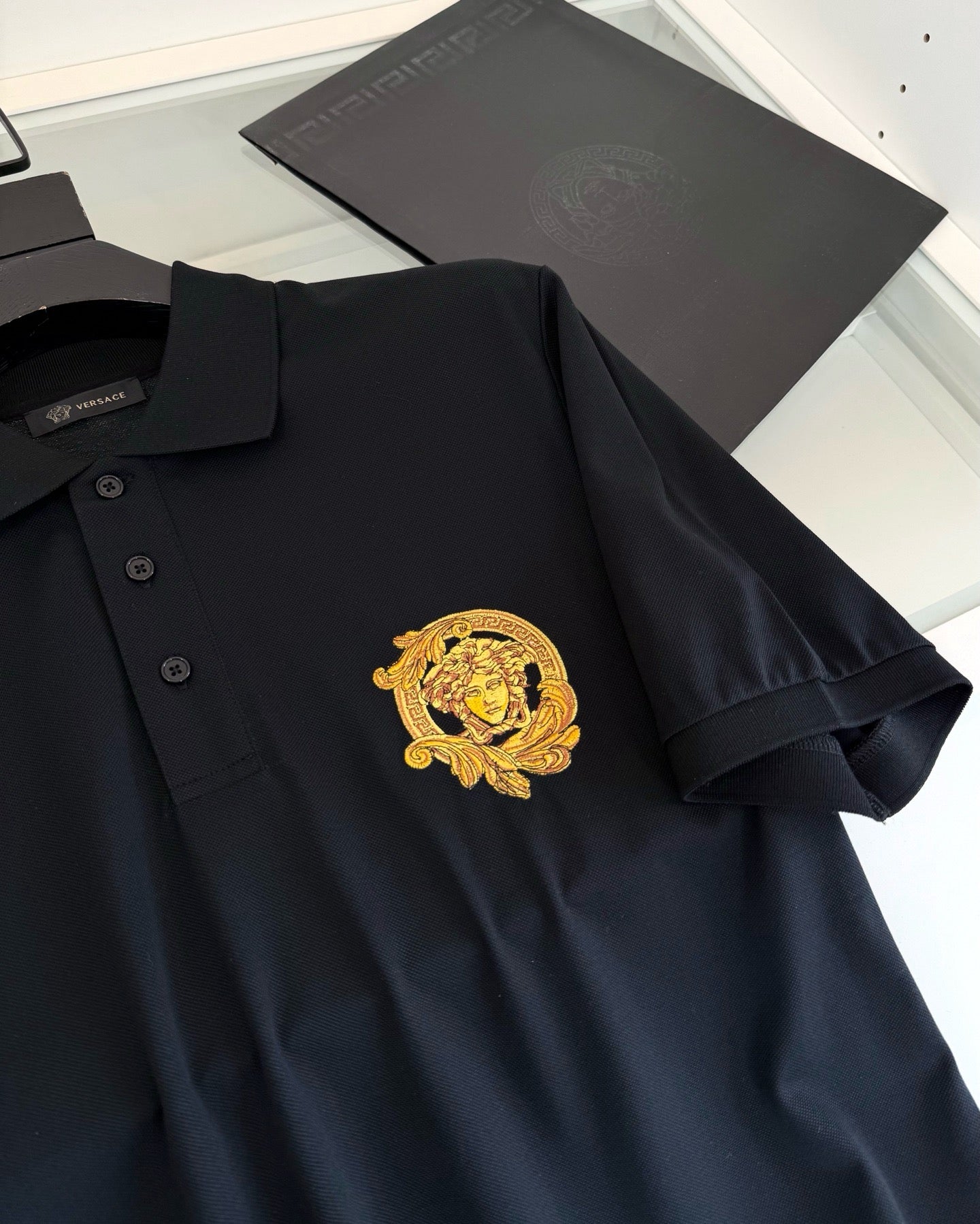 Black and White Polo