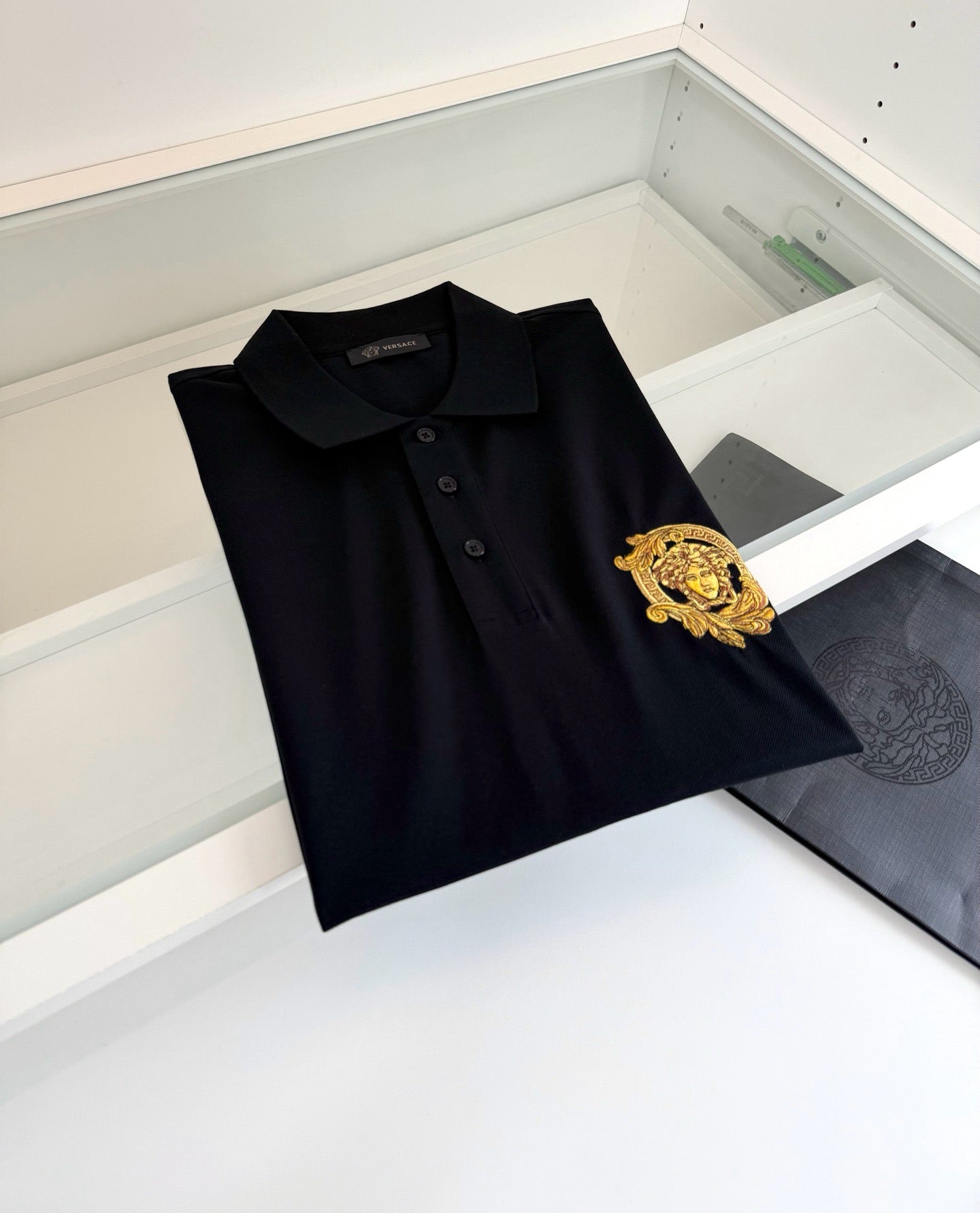 Black and White Polo