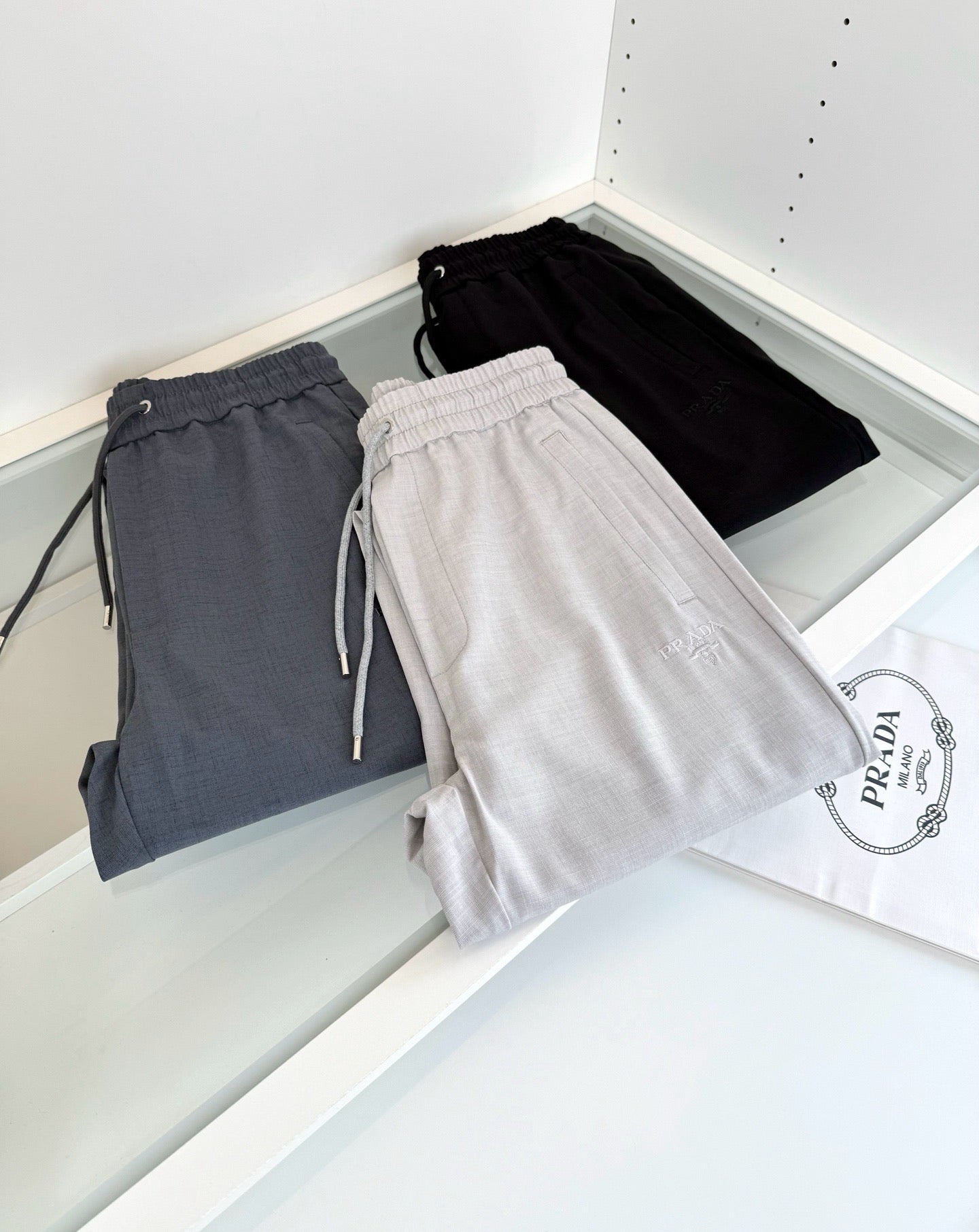 Black, Dark grey and Grey Pant - FashionHype.xyz