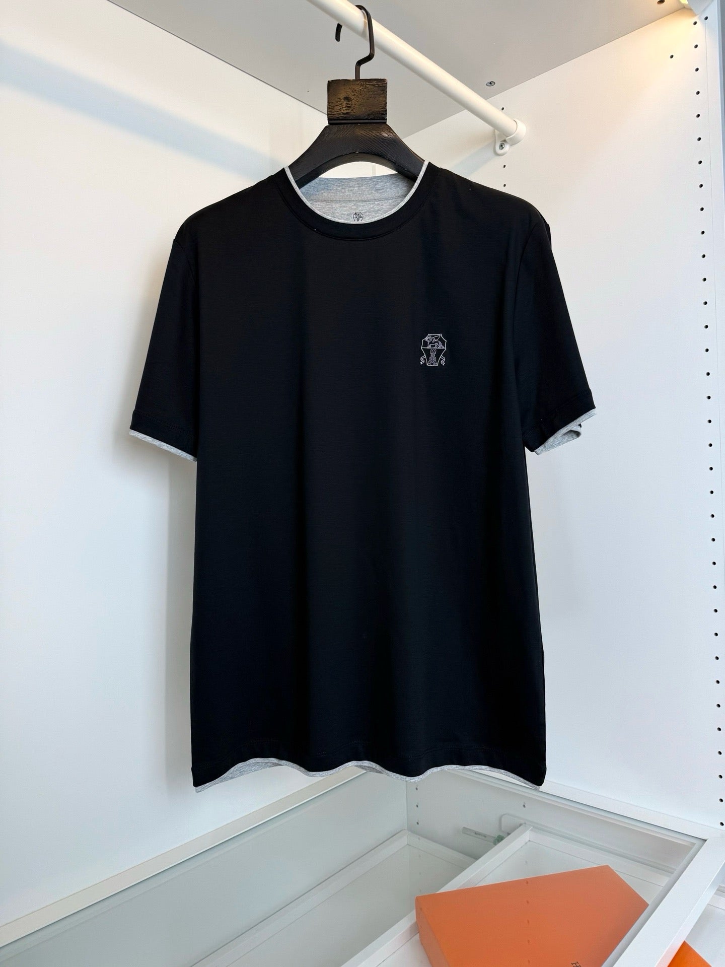 Black, Red, Blue and White T-Shirt