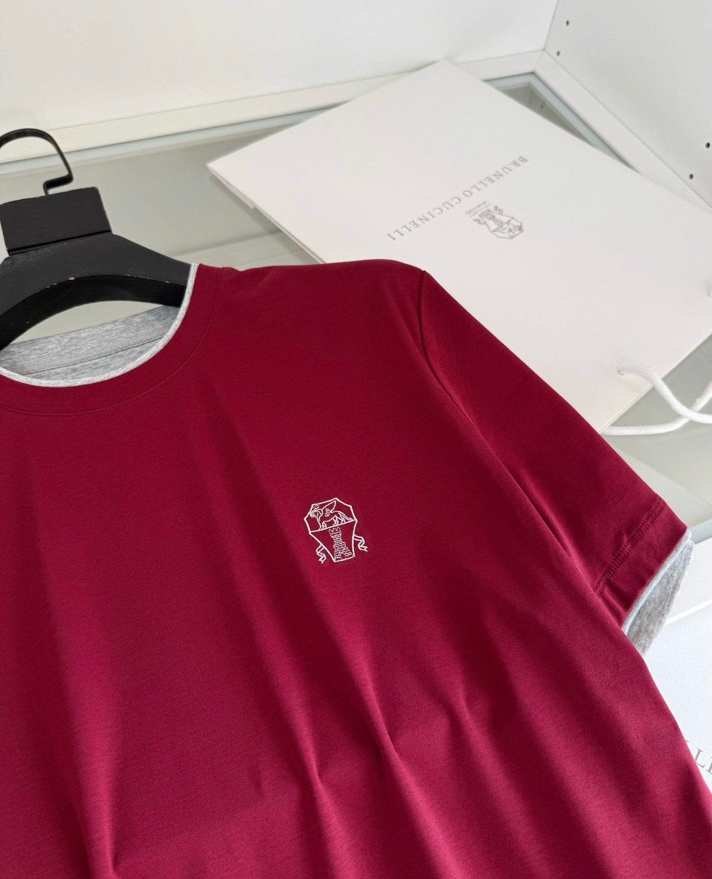 Black, Red, Blue and White T-Shirt