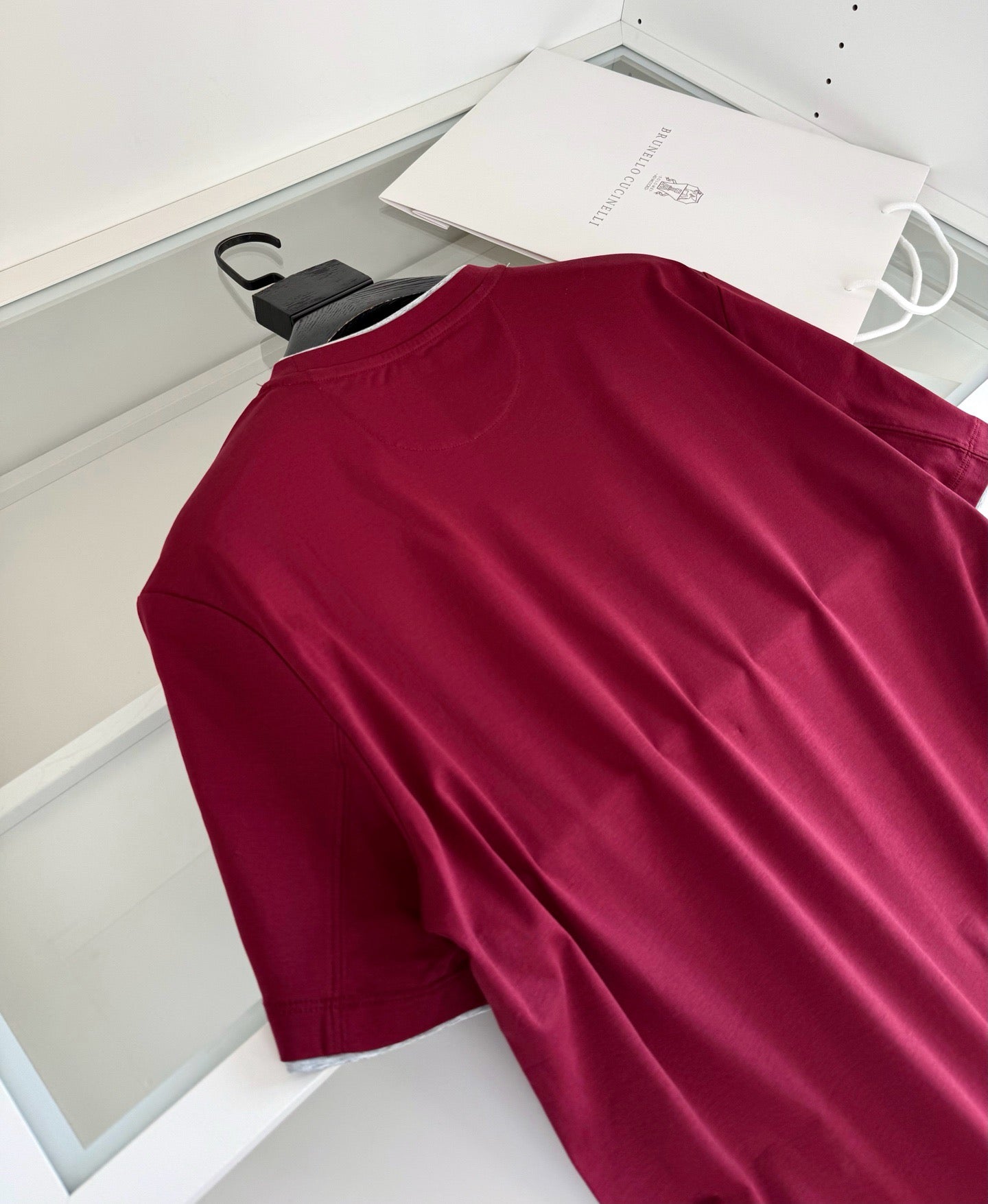 Black, Red, Blue and White T-Shirt