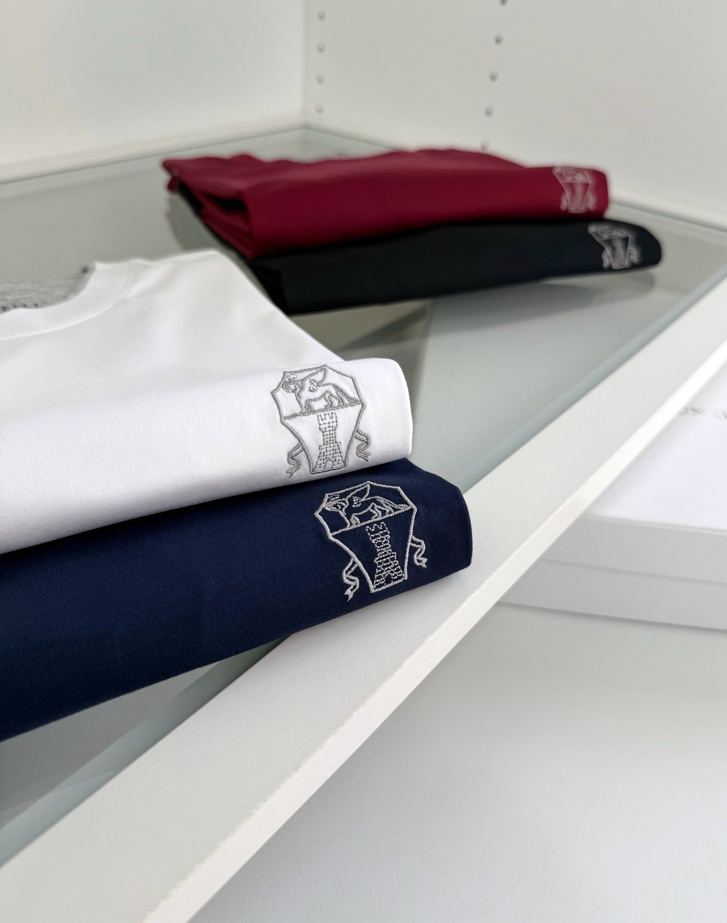 Black, Red, Blue and White T-Shirt
