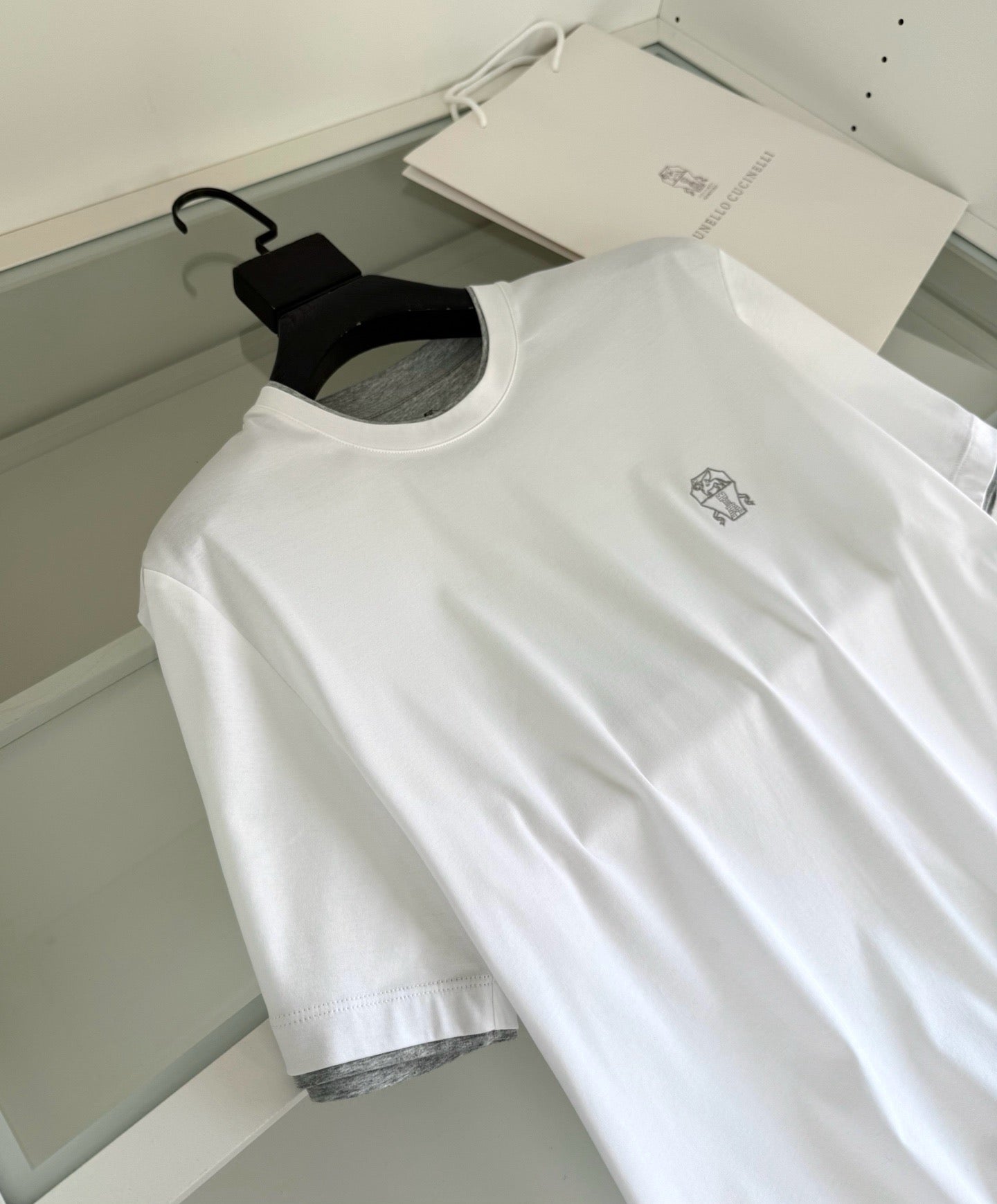 Black, Red, Blue and White T-Shirt