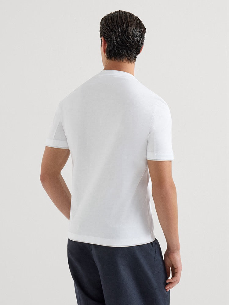 Black, Red, Blue and White T-Shirt