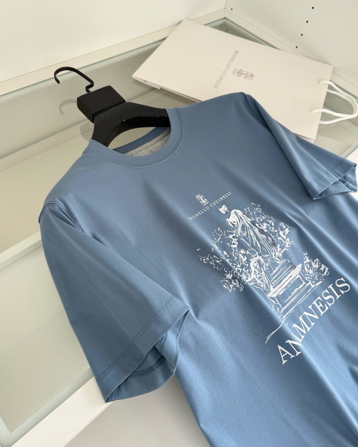 Red, Blue and White T-Shirt - FashionHype.xyz