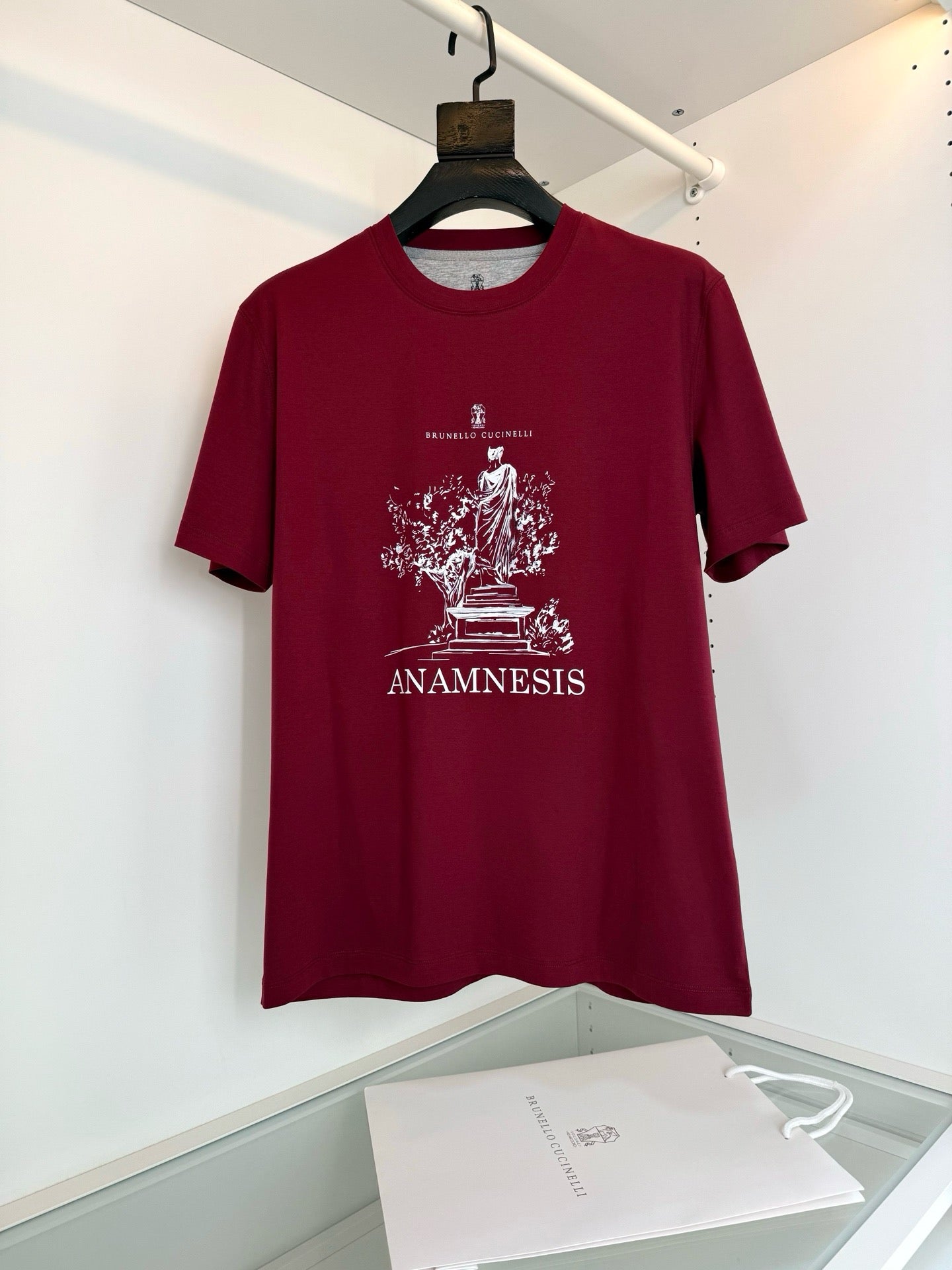 Red, Blue and White T-Shirt - FashionHype.xyz
