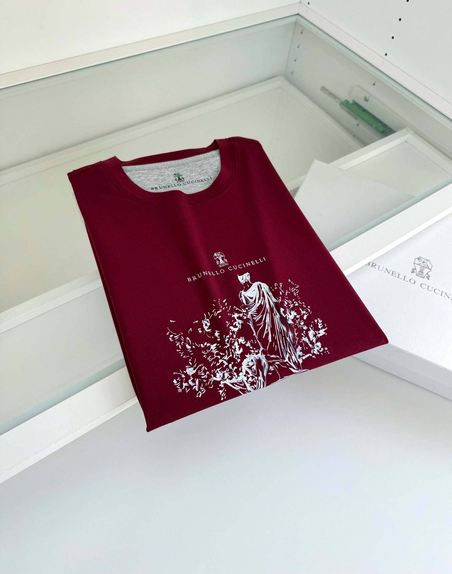 Red, Blue and White T-Shirt - FashionHype.xyz