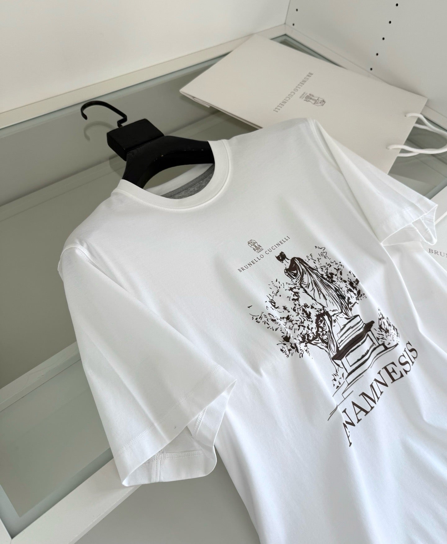 Red, Blue and White T-Shirt - FashionHype.xyz