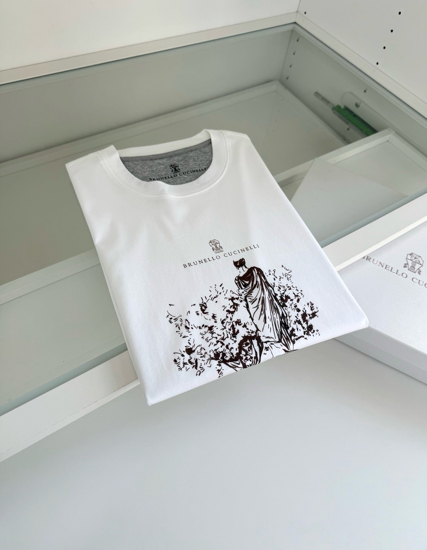Red, Blue and White T-Shirt - FashionHype.xyz