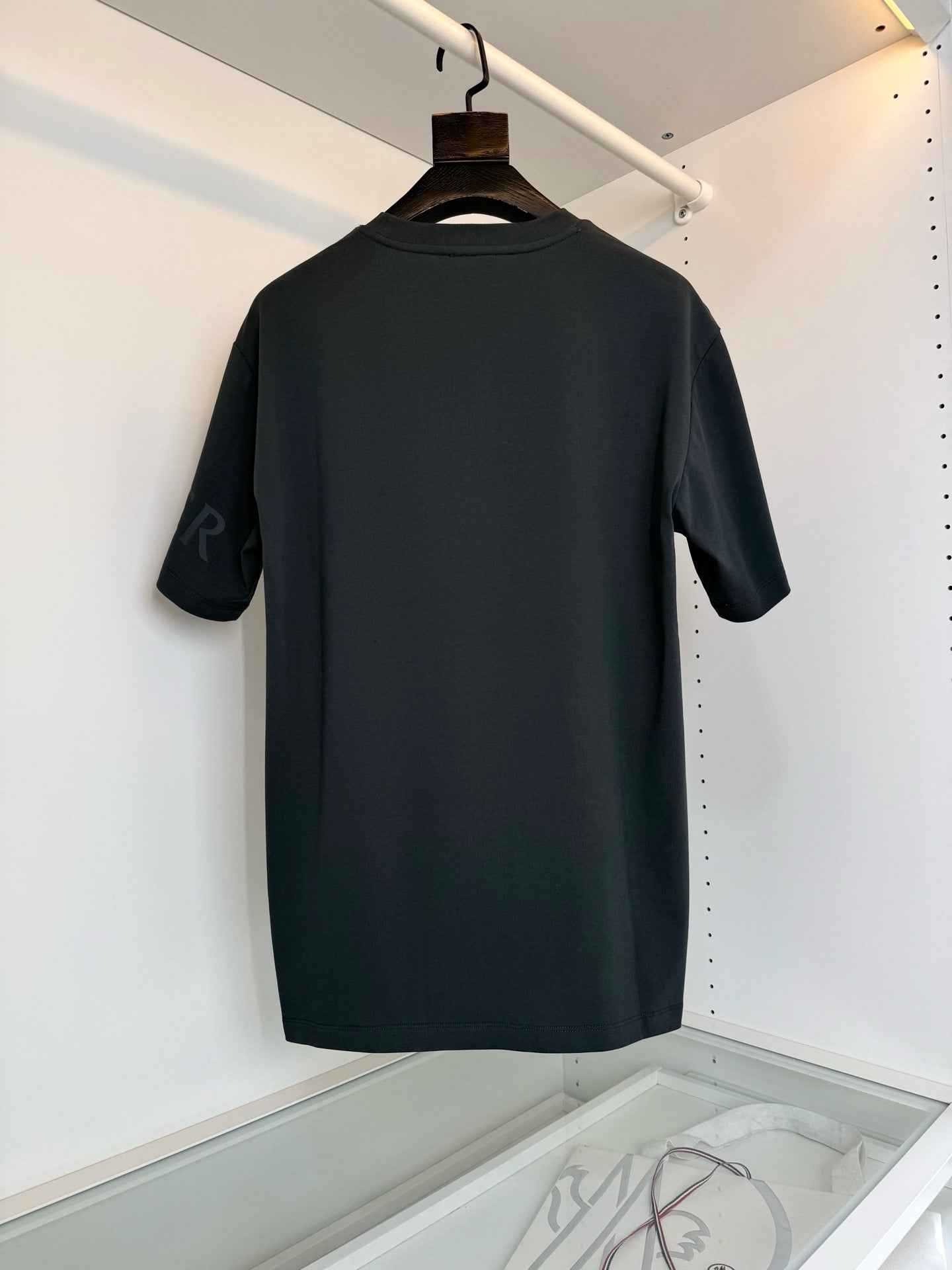 Black, Orange and White T-Shirt - FashionHype.xyz
