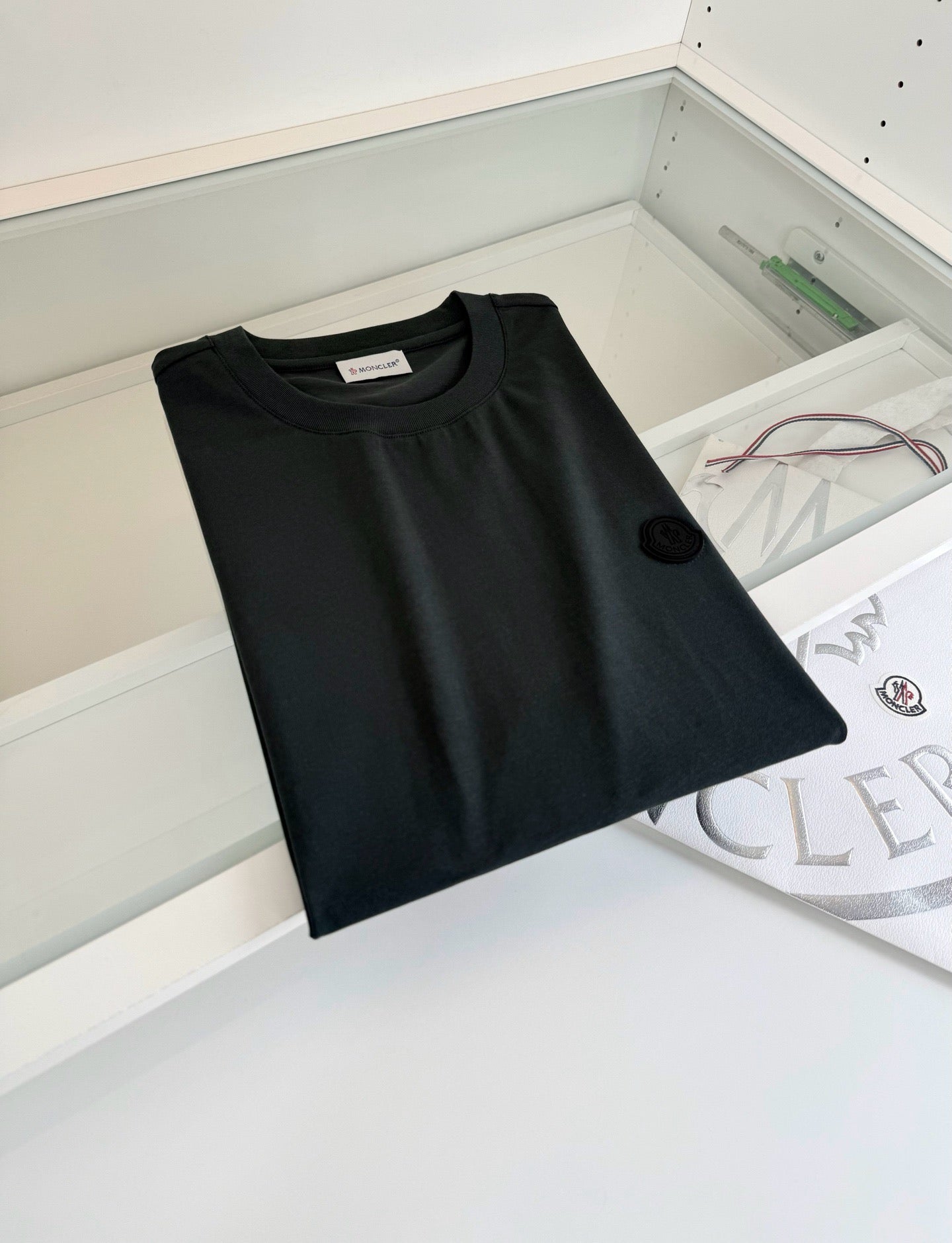 Black, Orange and White T-Shirt - FashionHype.xyz