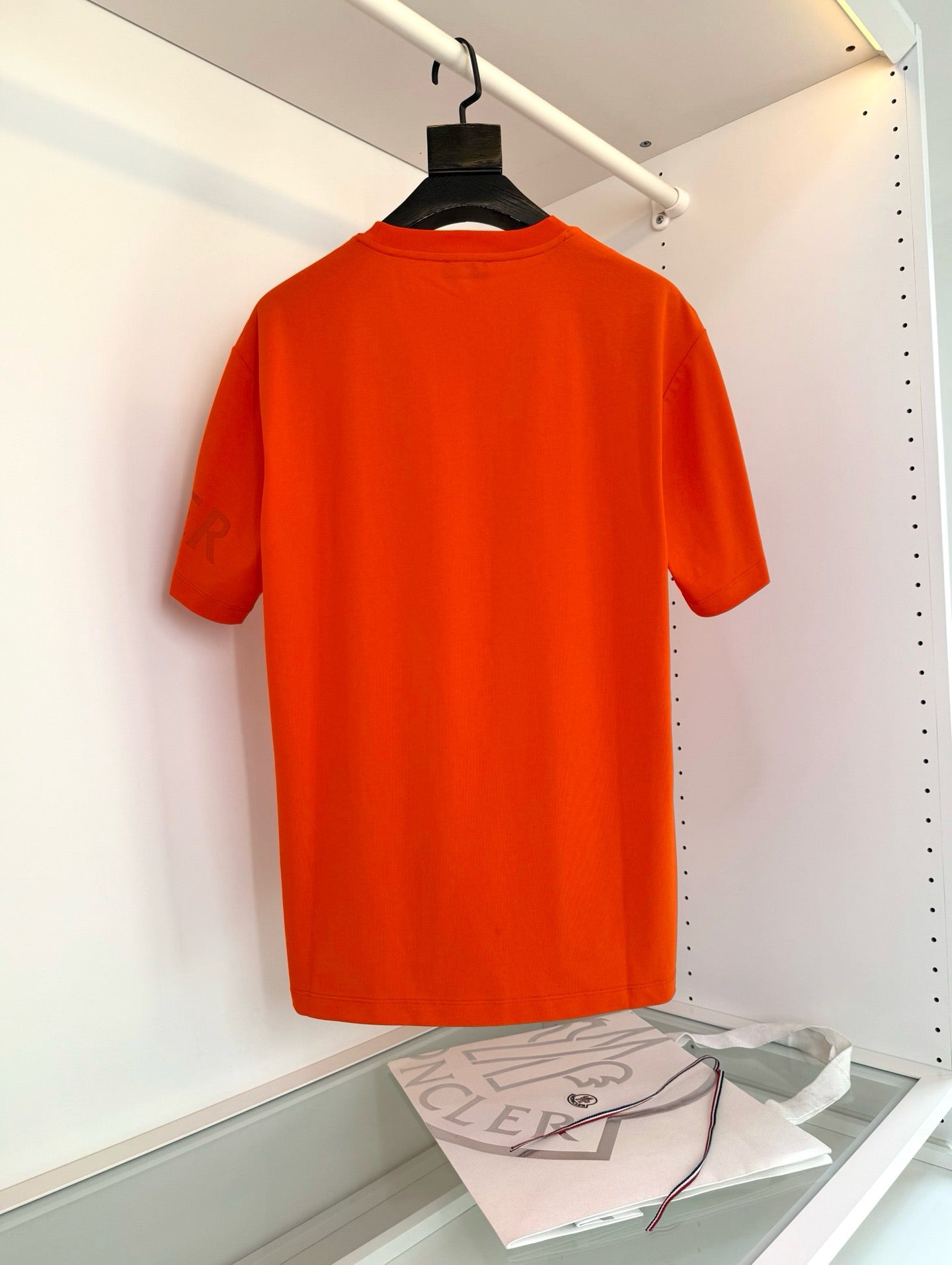 Black, Orange and White T-Shirt - FashionHype.xyz