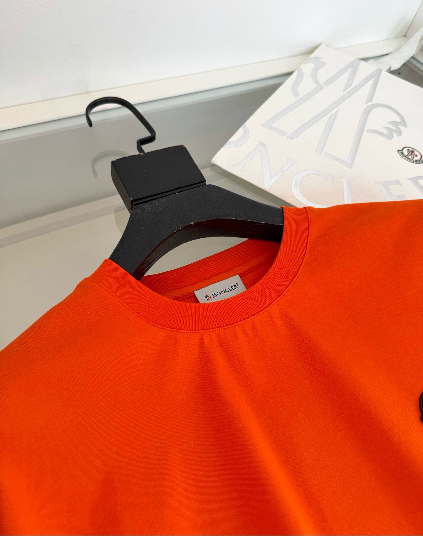 Black, Orange and White T-Shirt - FashionHype.xyz