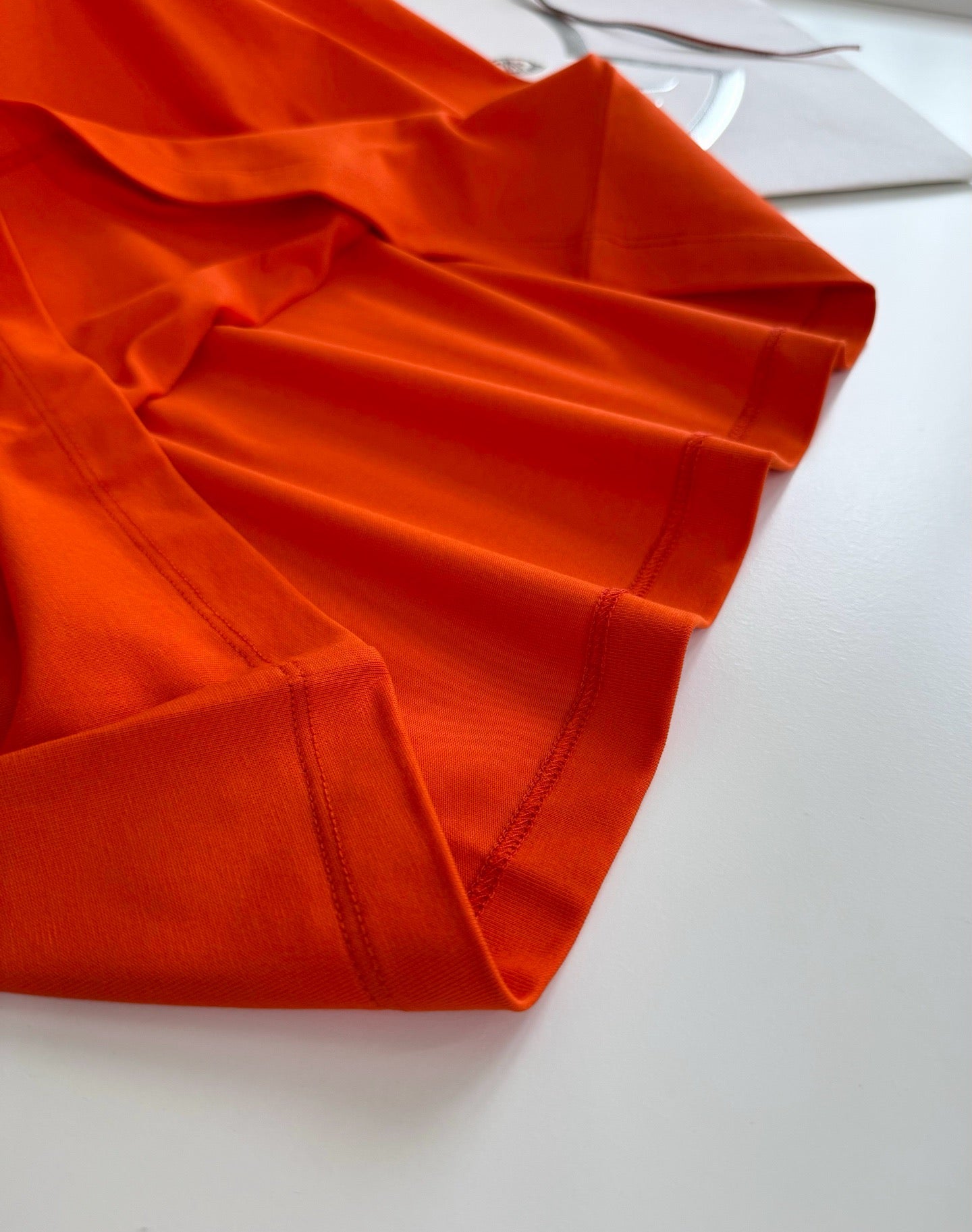 Black, Orange and White T-Shirt - FashionHype.xyz