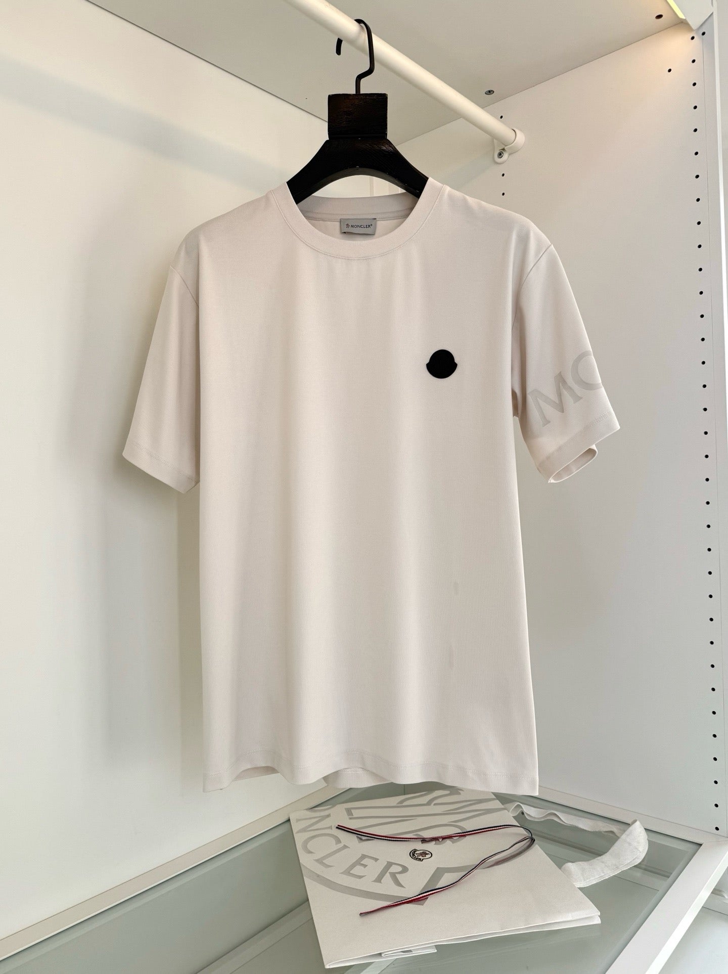 Black, Orange and White T-Shirt - FashionHype.xyz