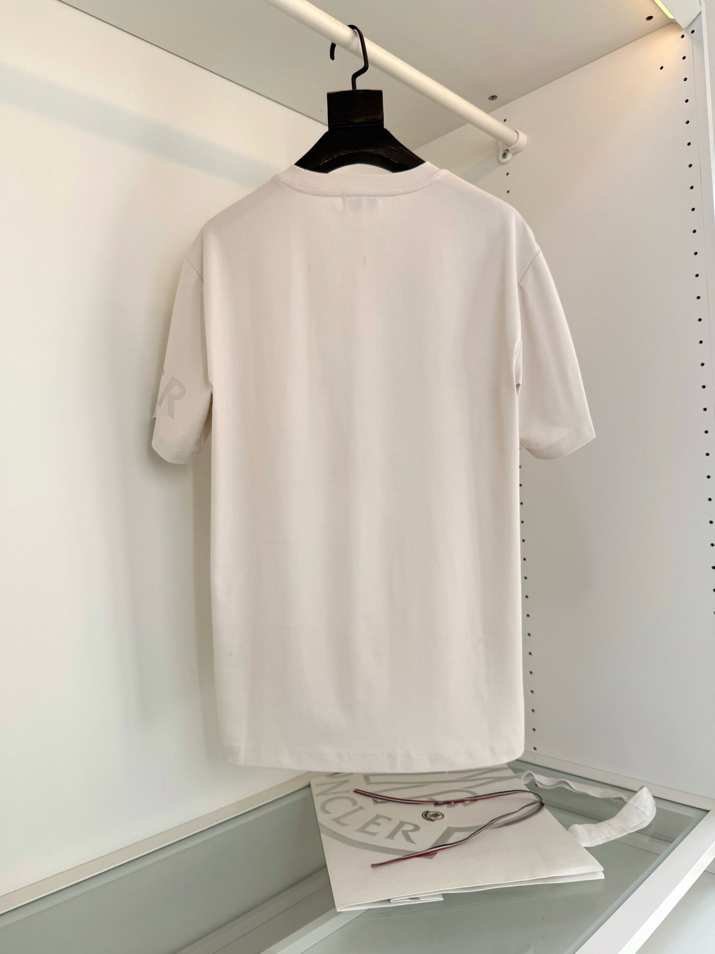 Black, Orange and White T-Shirt - FashionHype.xyz