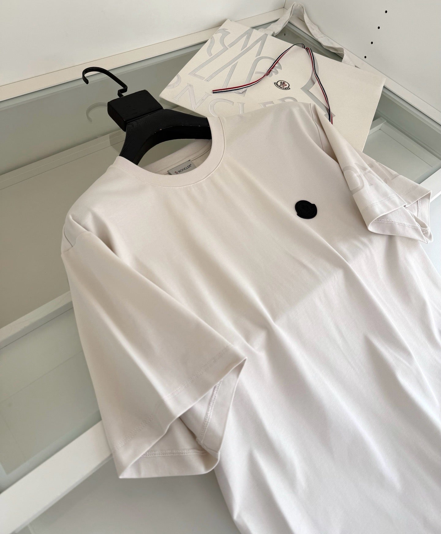 Black, Orange and White T-Shirt - FashionHype.xyz