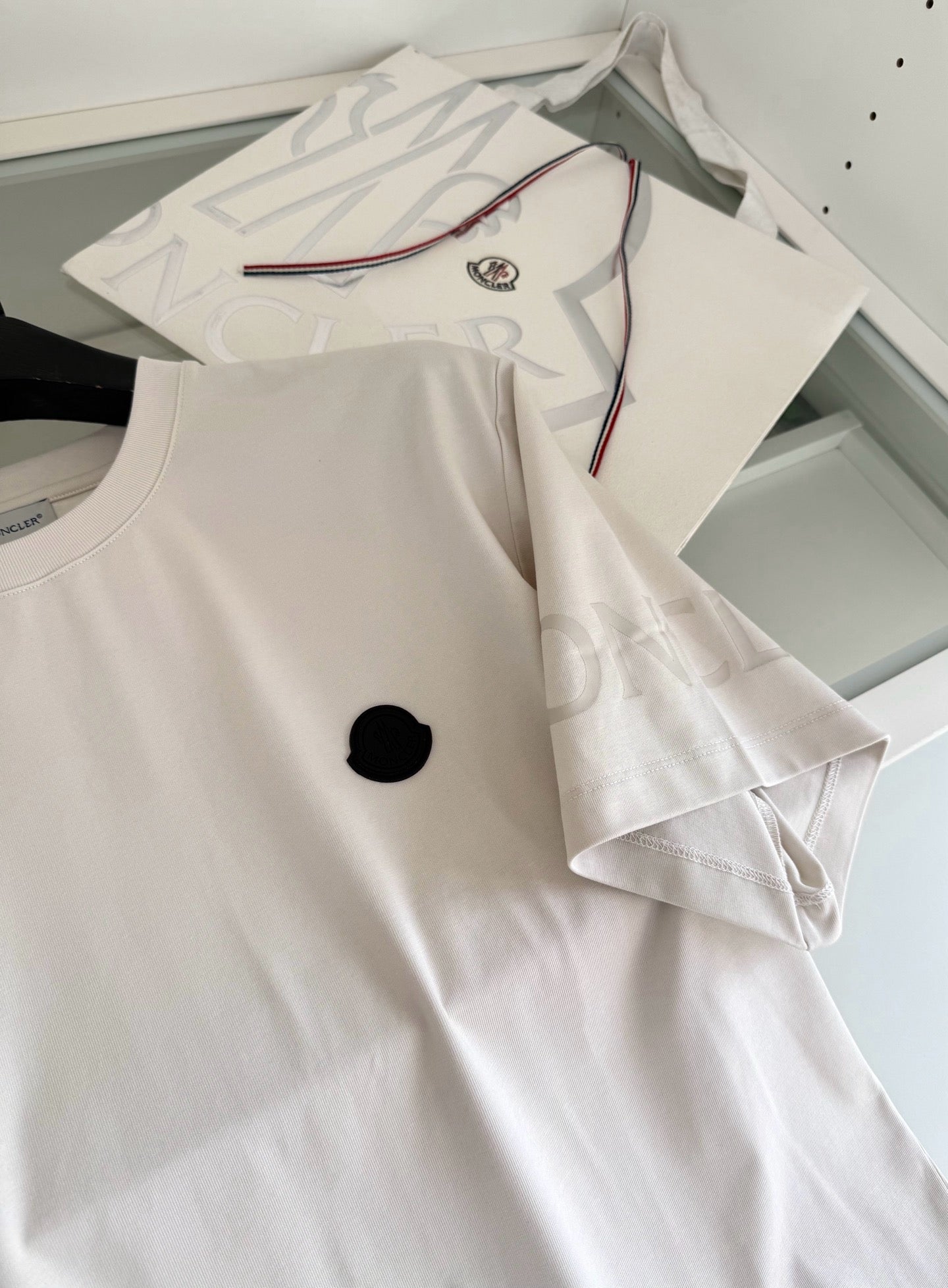 Black, Orange and White T-Shirt - FashionHype.xyz