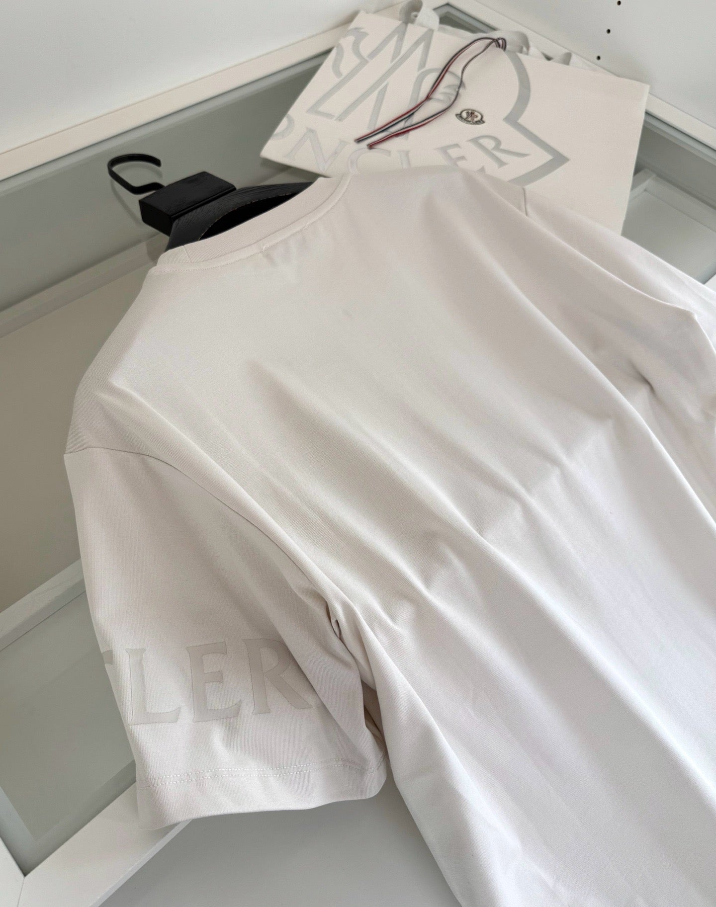 Black, Orange and White T-Shirt - FashionHype.xyz