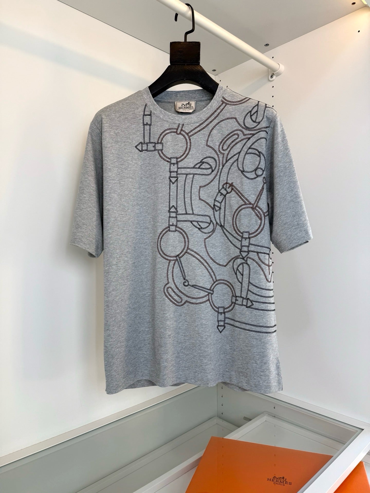 Black, Grey and White T-Shirt