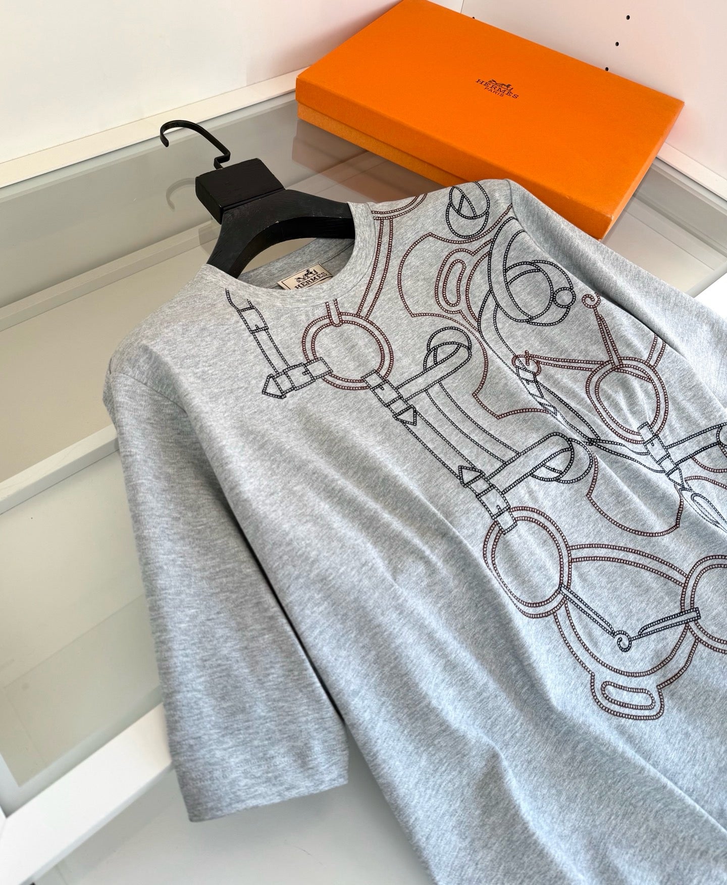 Black, Grey and White T-Shirt