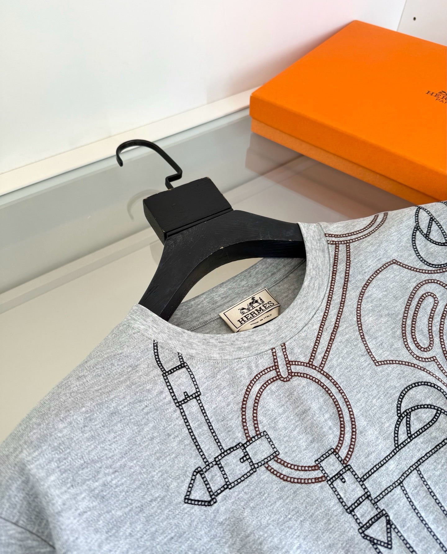 Black, Grey and White T-Shirt