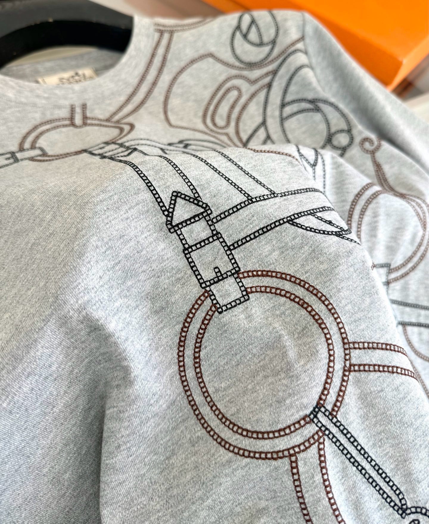 Black, Grey and White T-Shirt