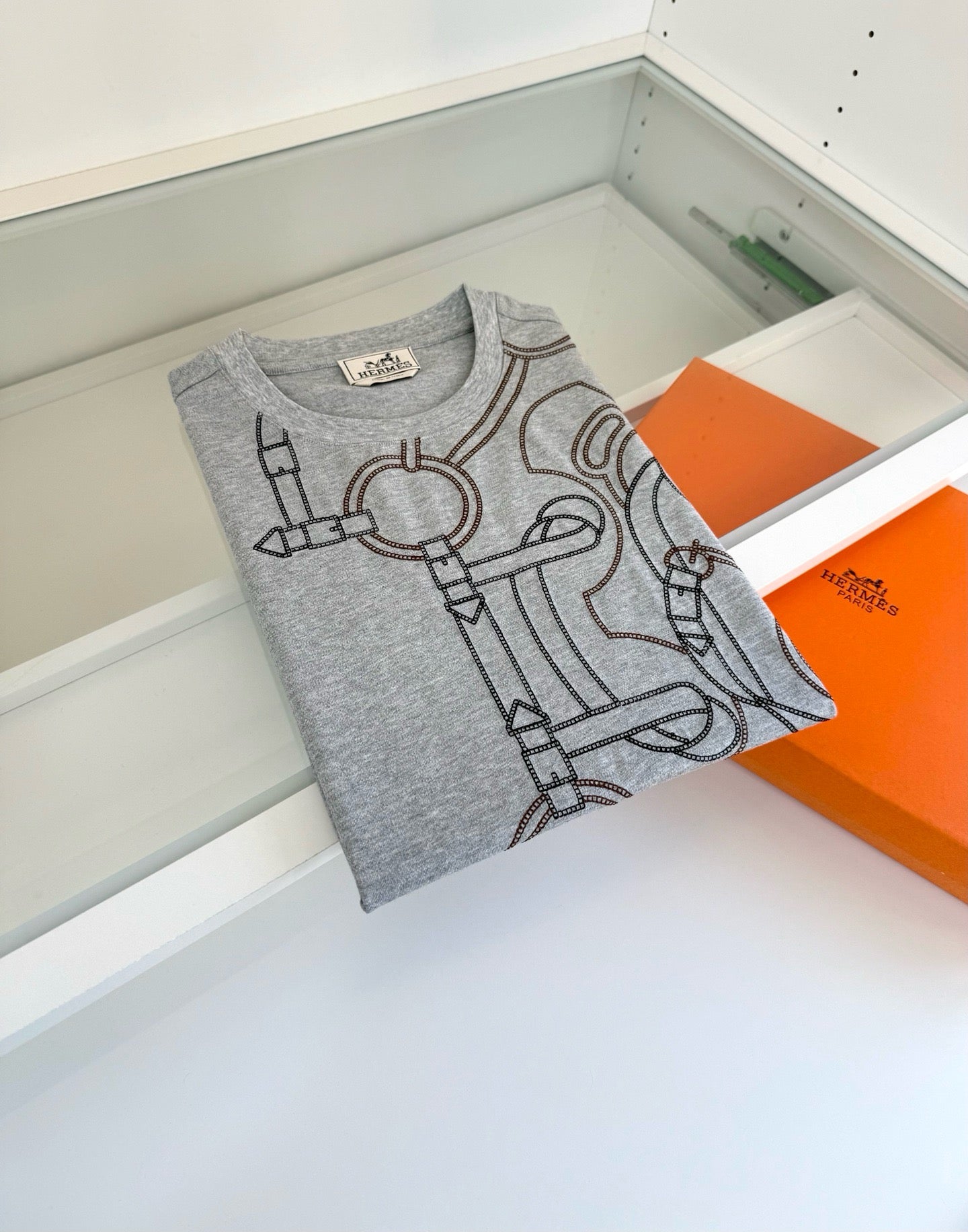 Black, Grey and White T-Shirt