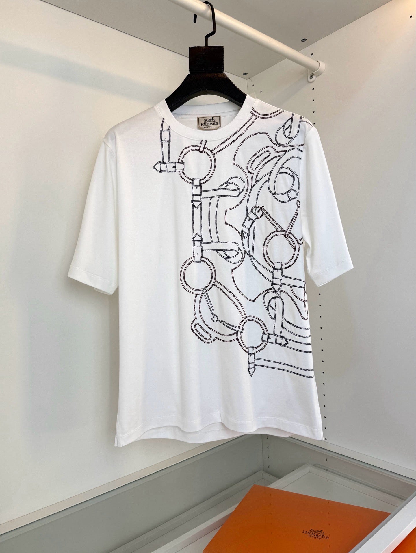 Black, Grey and White T-Shirt