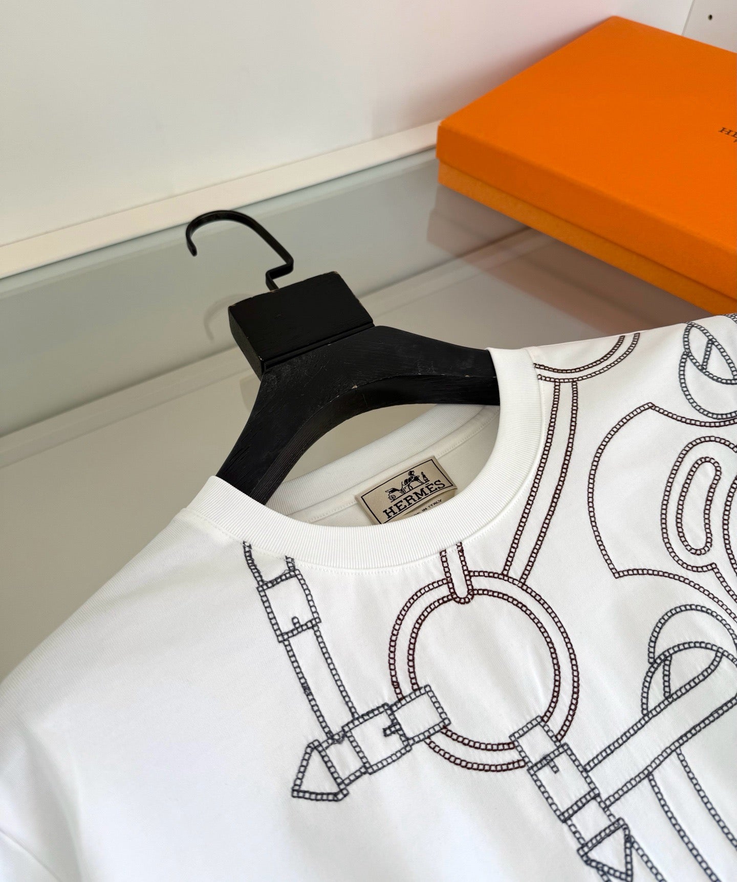 Black, Grey and White T-Shirt