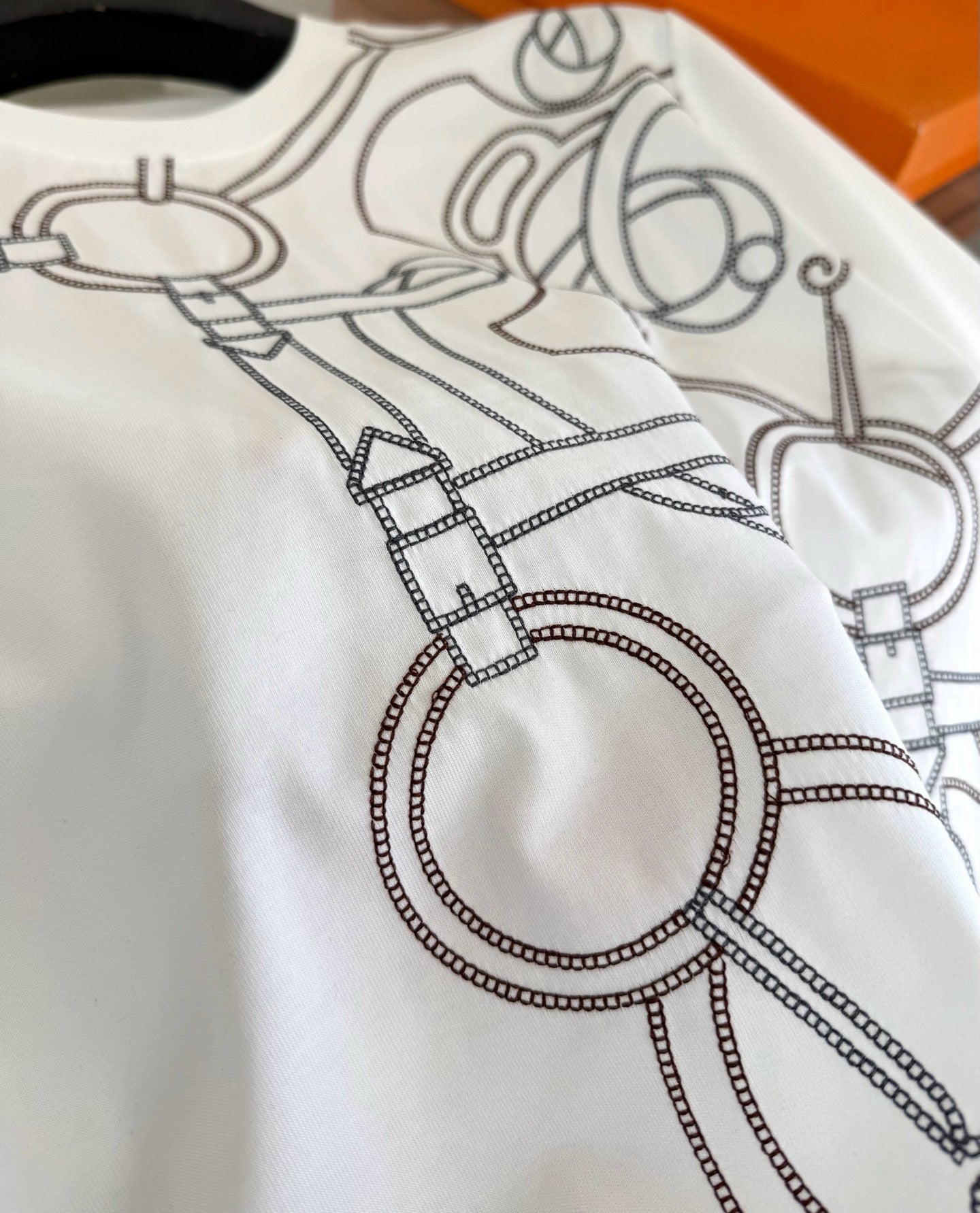 Black, Grey and White T-Shirt