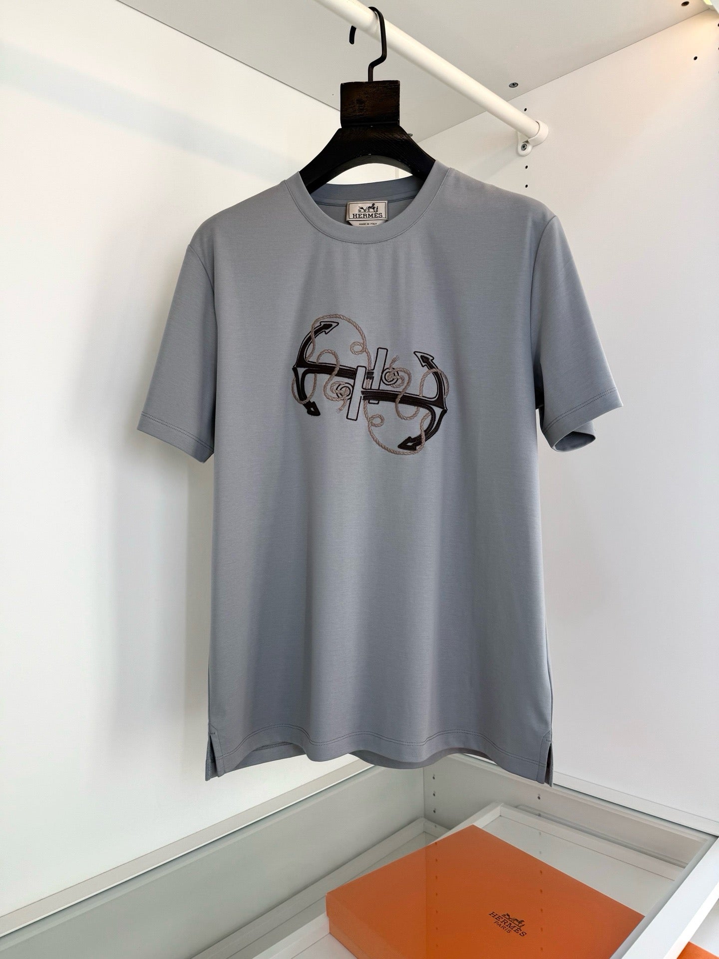 Black, Grey and White T-Shirt