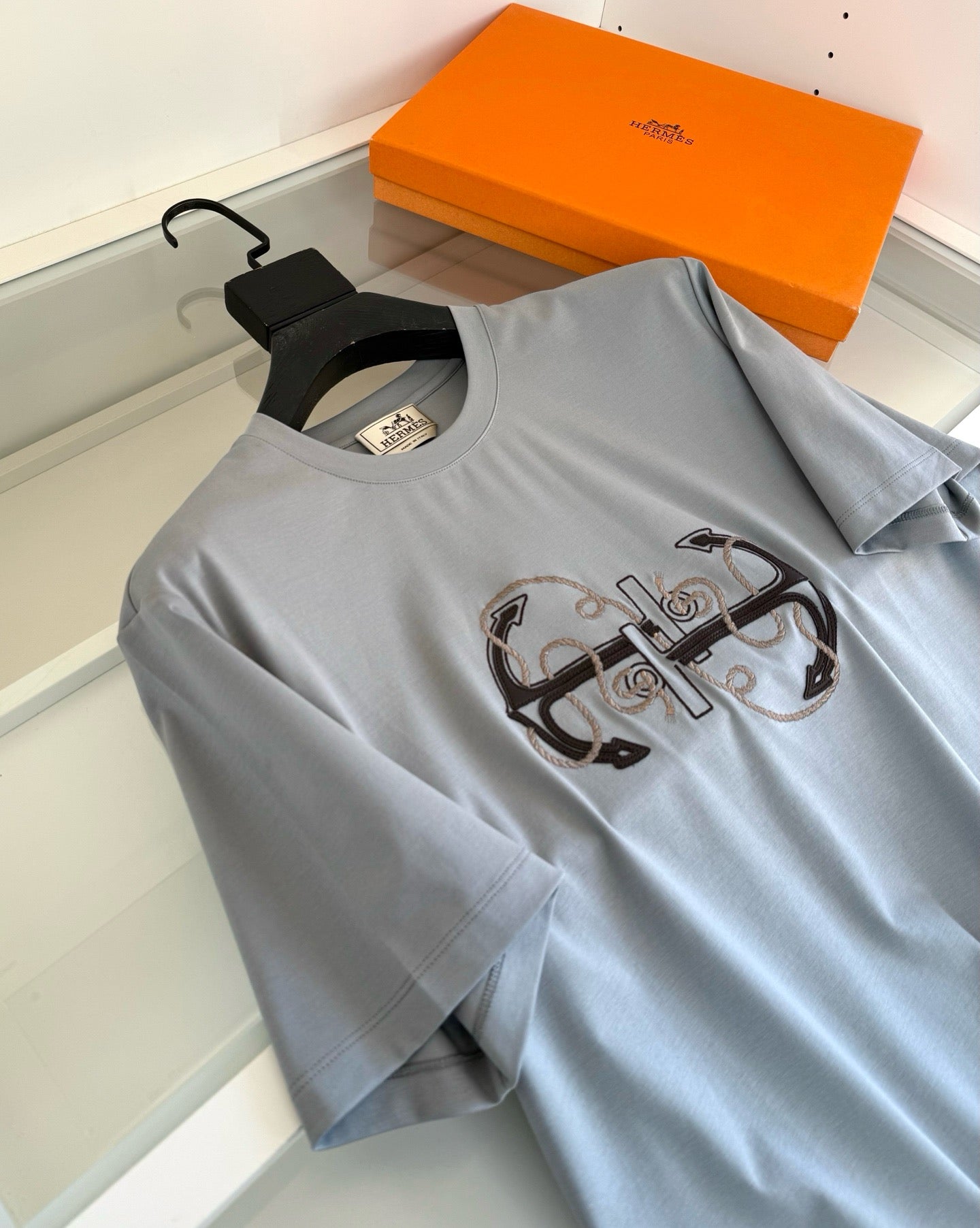 Black, Grey and White T-Shirt