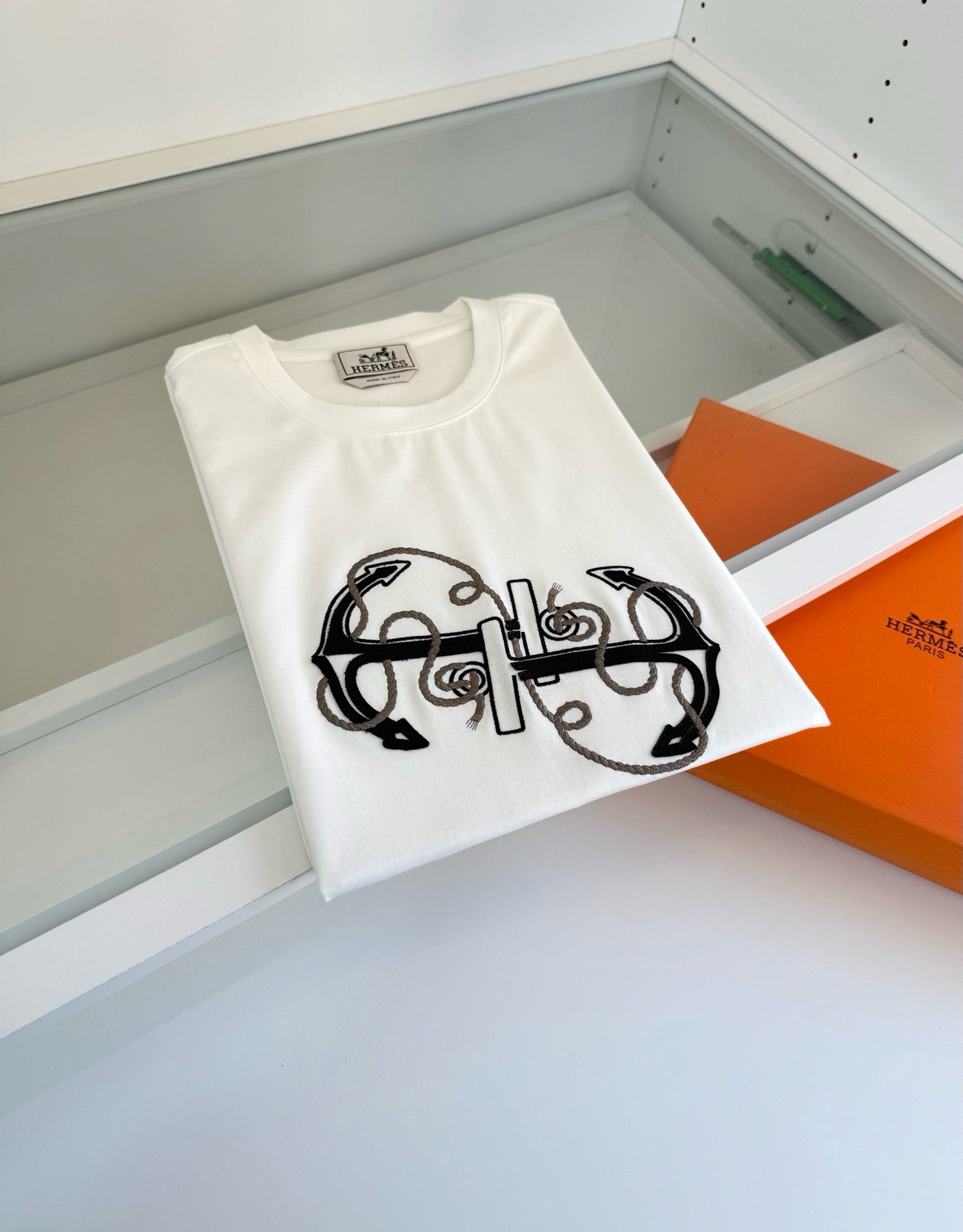 Black, Grey and White T-Shirt