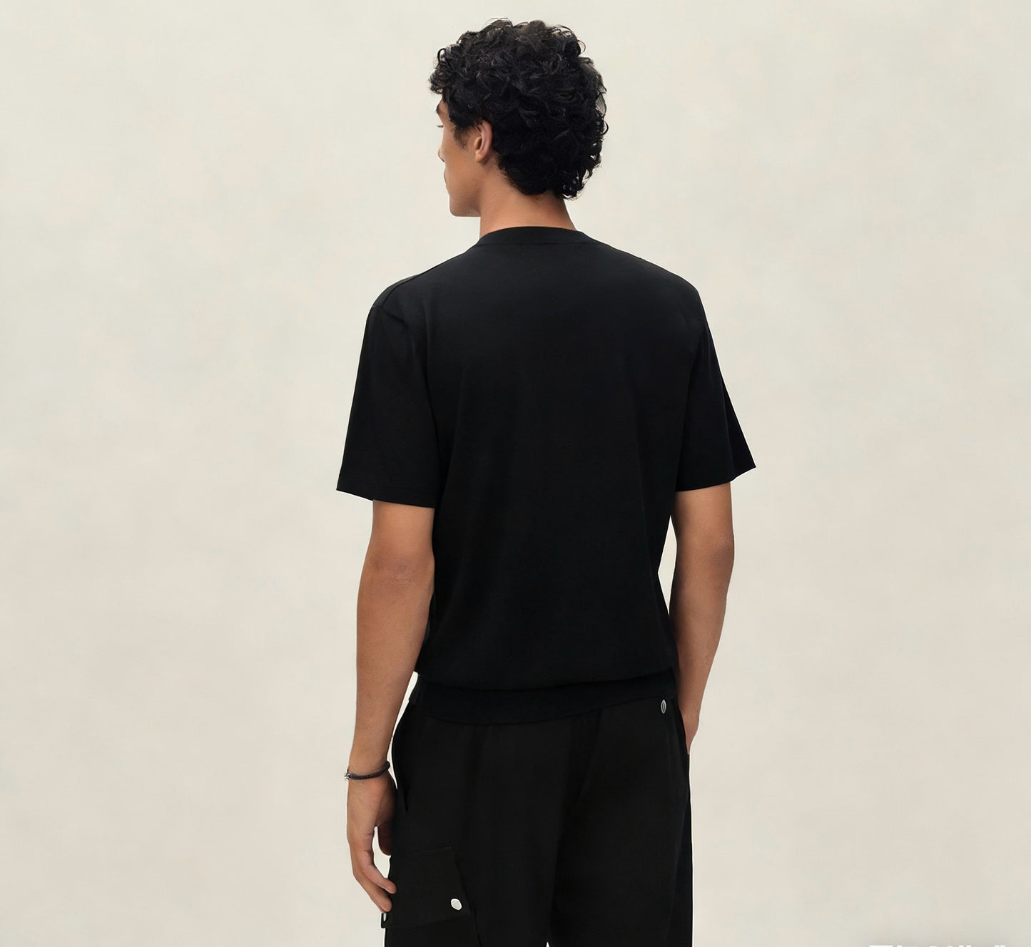 Black, Grey and White T-Shirt