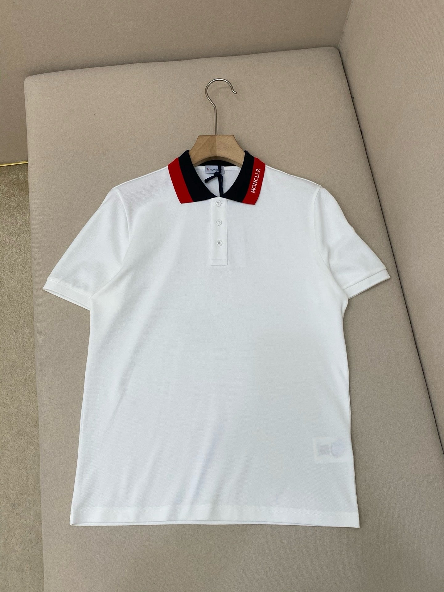 Black and White Polo - FashionHype.xyz