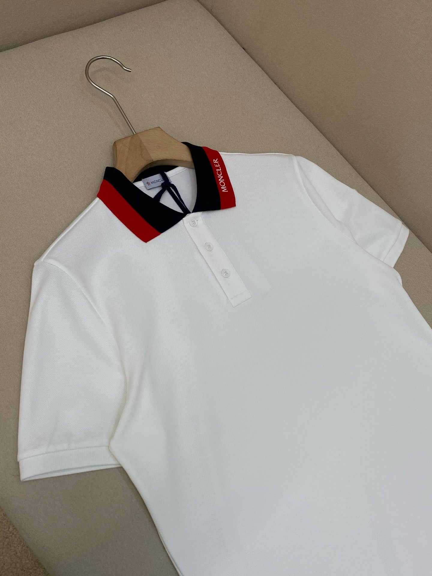 Black and White Polo - FashionHype.xyz