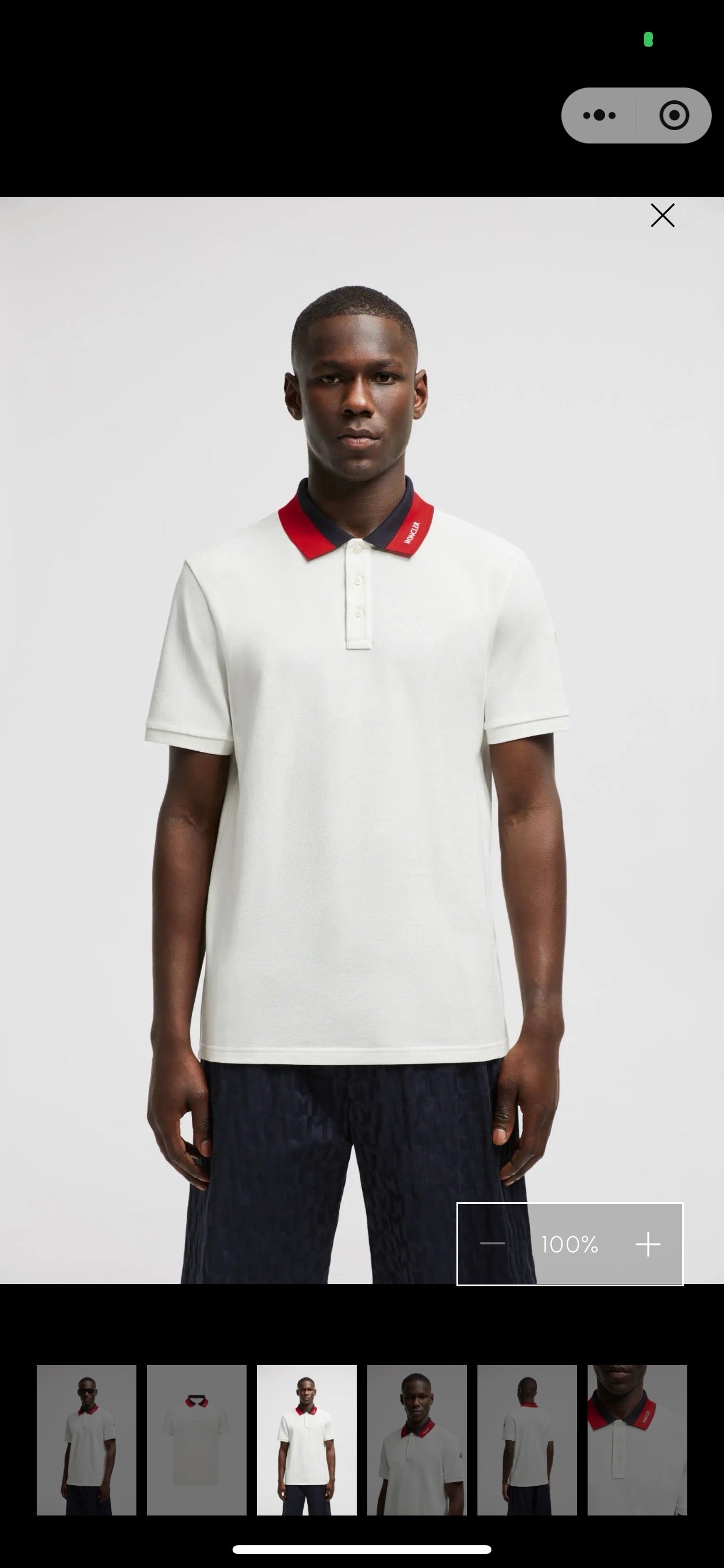 Black and White Polo - FashionHype.xyz