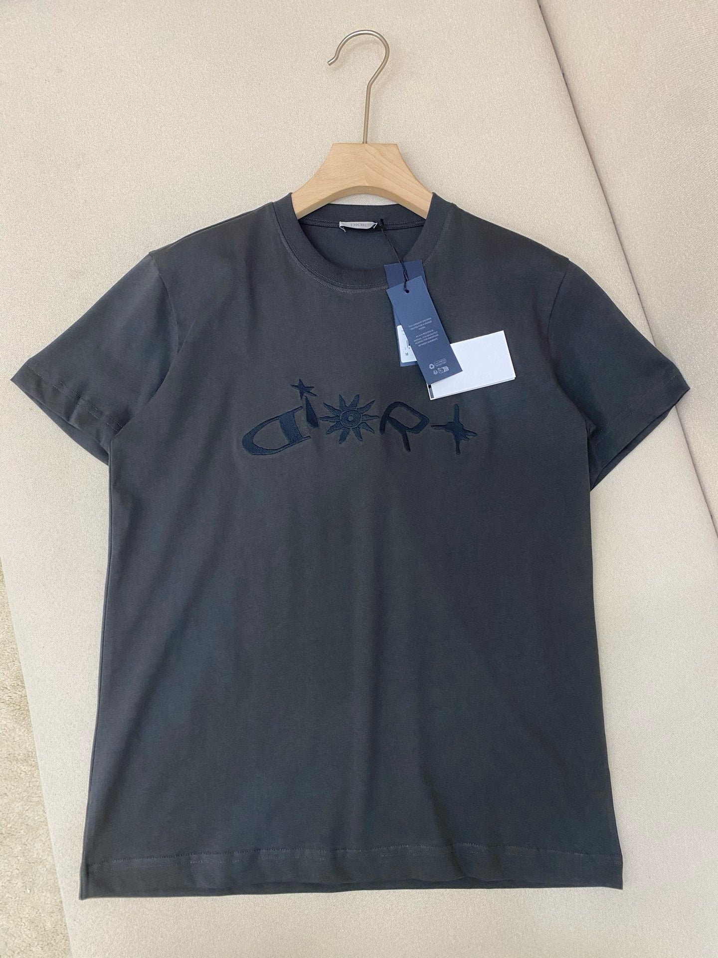 Dark Grey and White T-Shirt