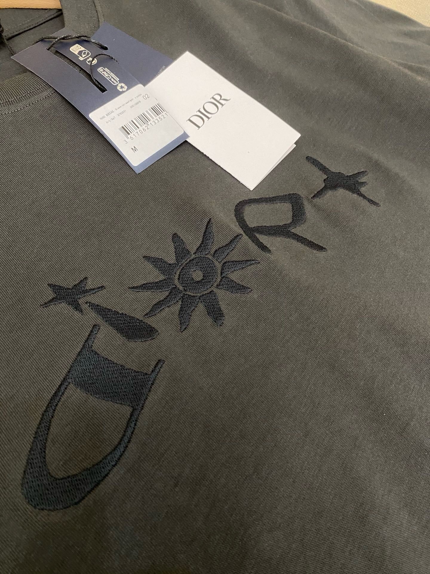 Dark Grey and White T-Shirt