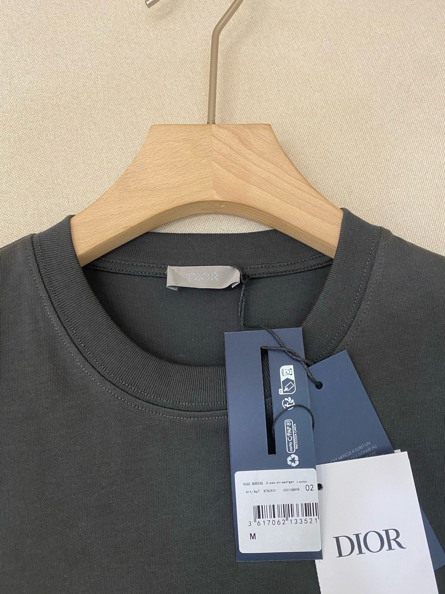 Dark Grey and White T-Shirt