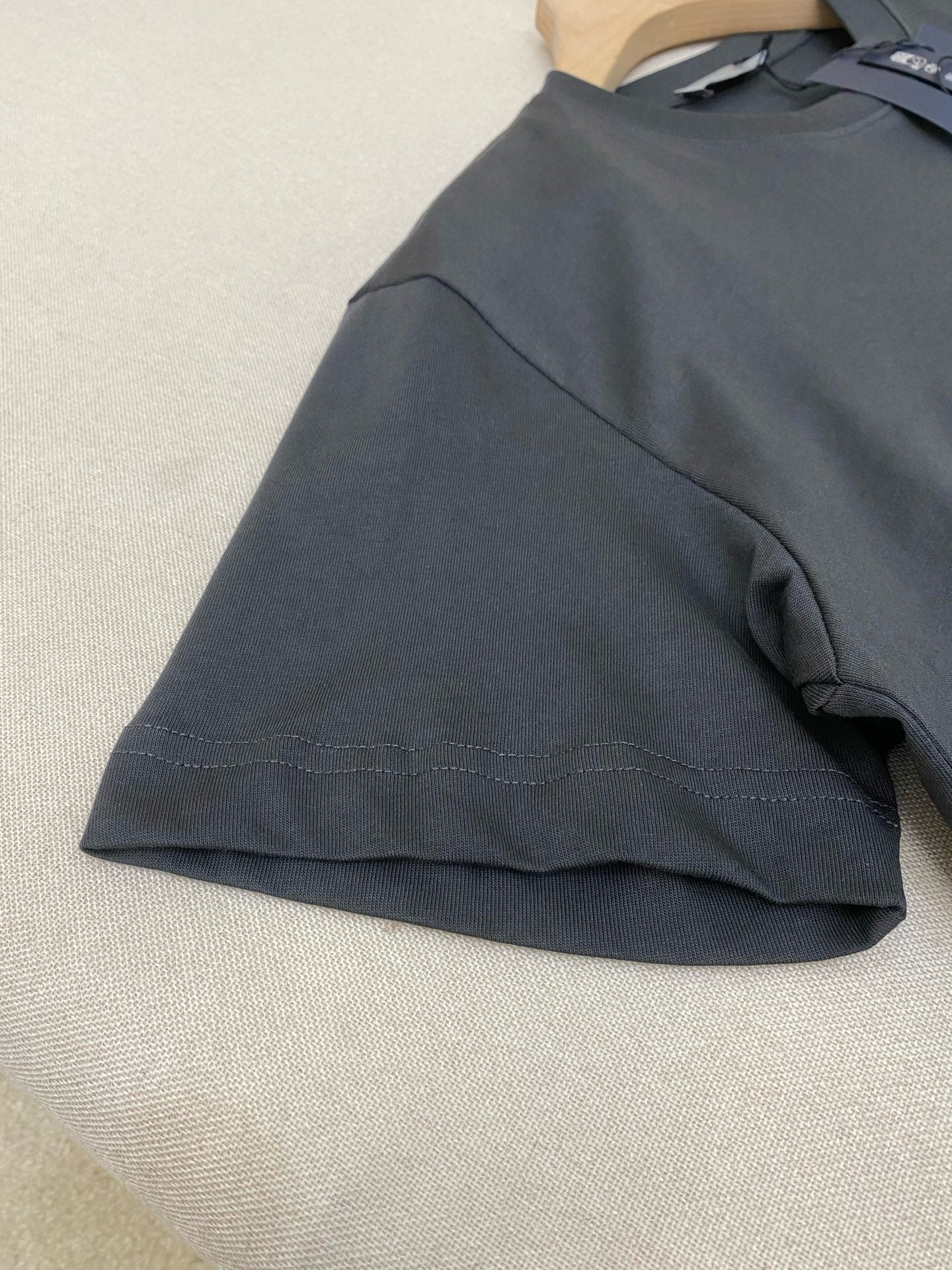 Dark Grey and White T-Shirt